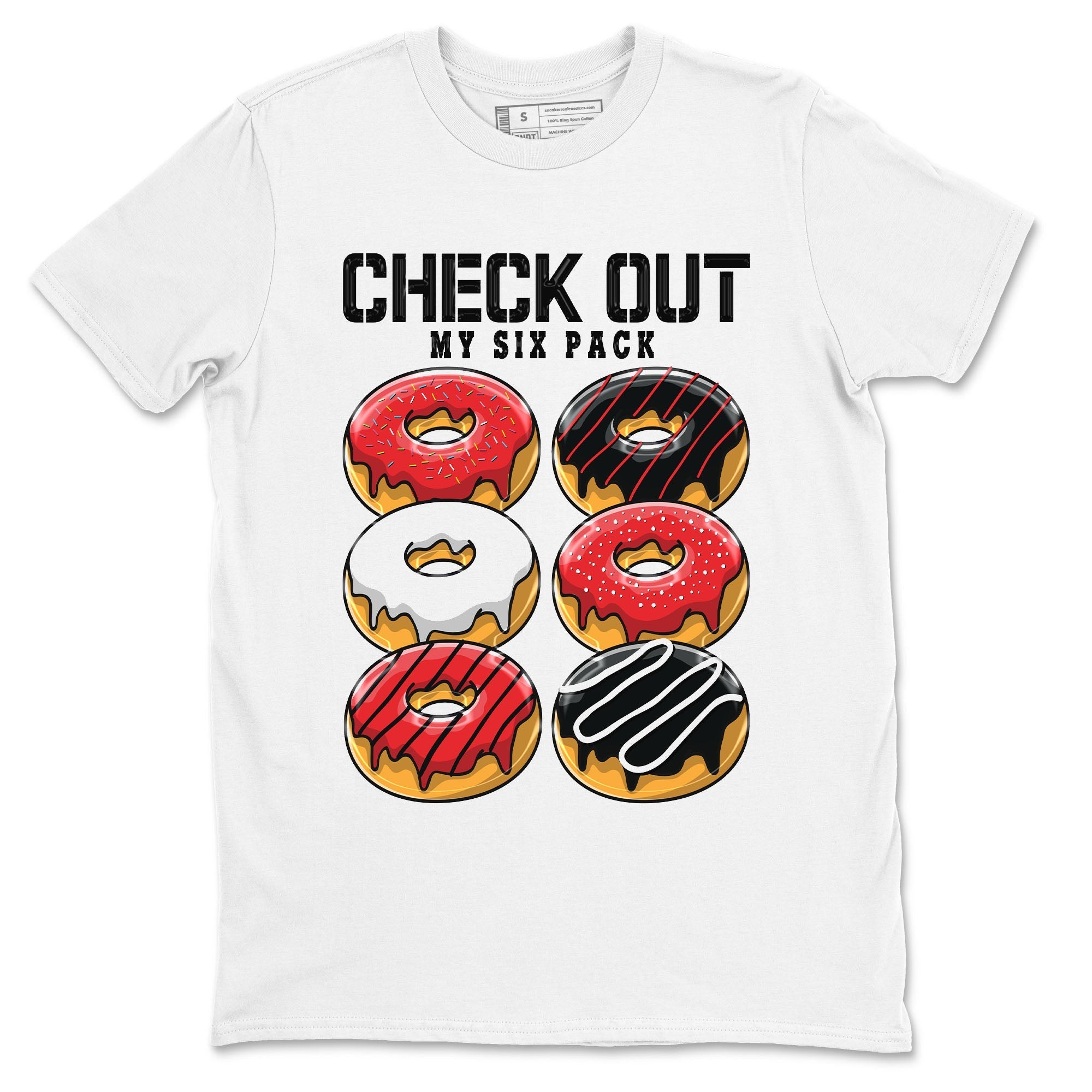 Check Out My Six Pack snkmatch Tee - Air Jordan 1 Satin Bred