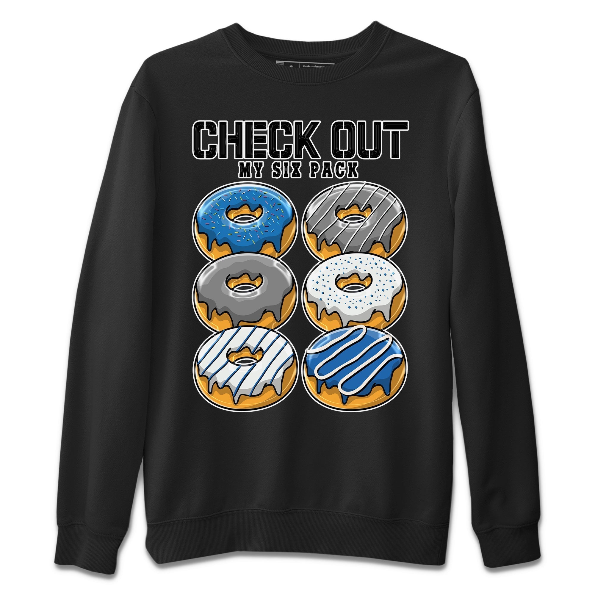 Check Out My Six Pack Unisex Tops - Air Jordan 1 True Blue
