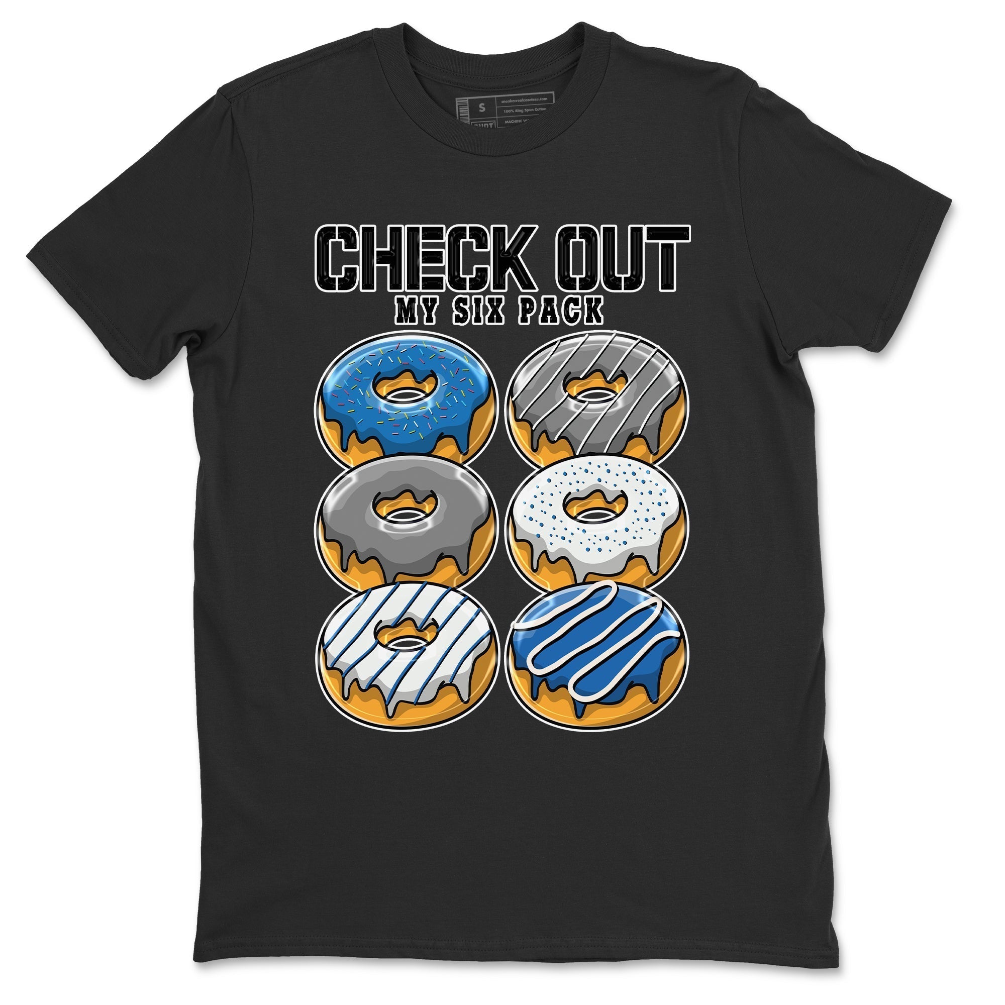 Check Out My Six Pack Unisex Tops - Air Jordan 1 True Blue
