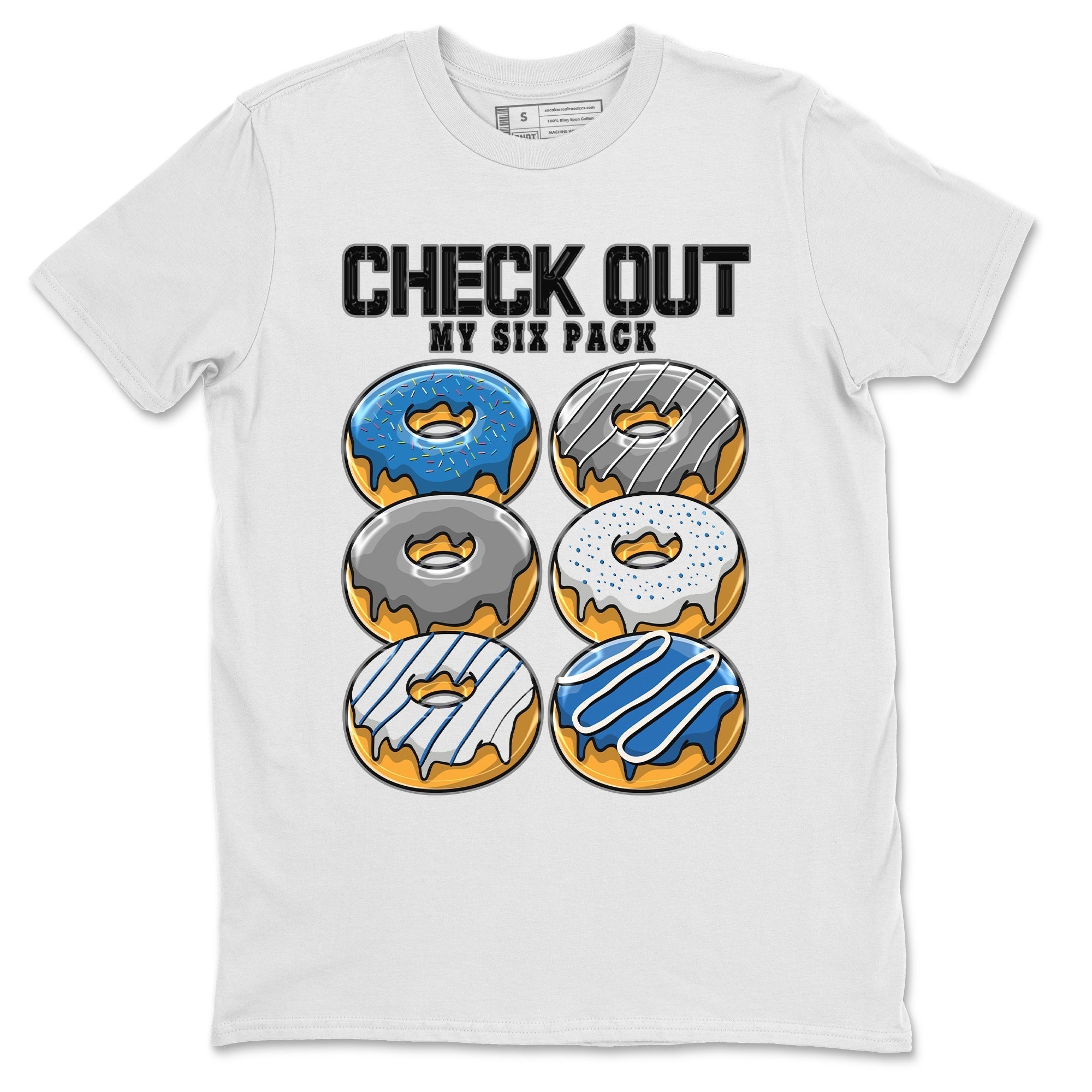 Check Out My Six Pack Unisex Tops - Air Jordan 1 True Blue