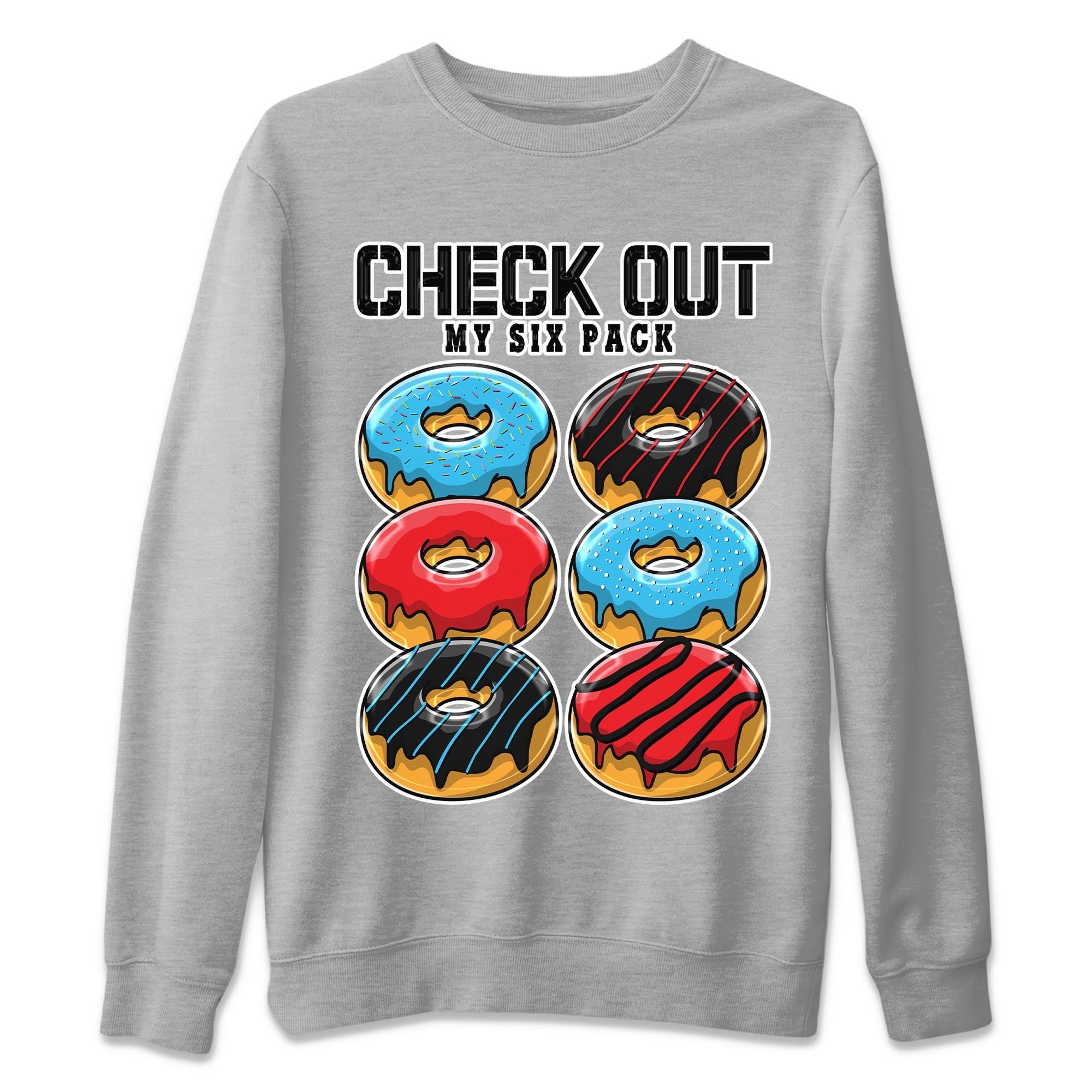 Check Out My Six Pack snkmatch Tee - Air Jordan 1 UNC to Chicago