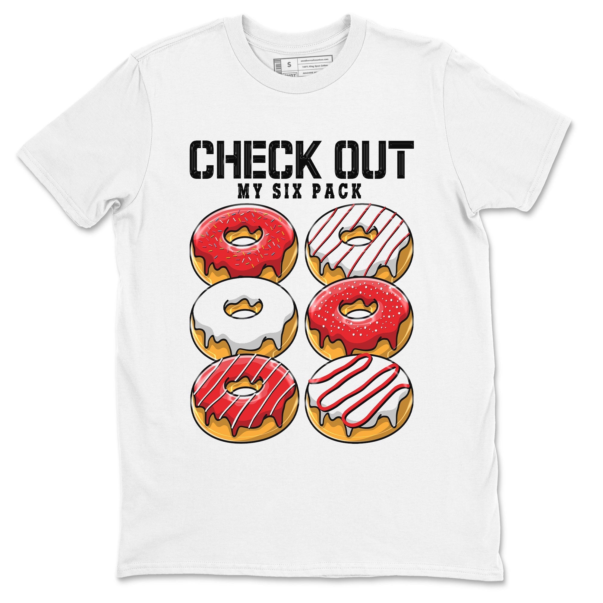 Check Out My Six Pack snkmatch Tee - Air Jordan 1 University Red