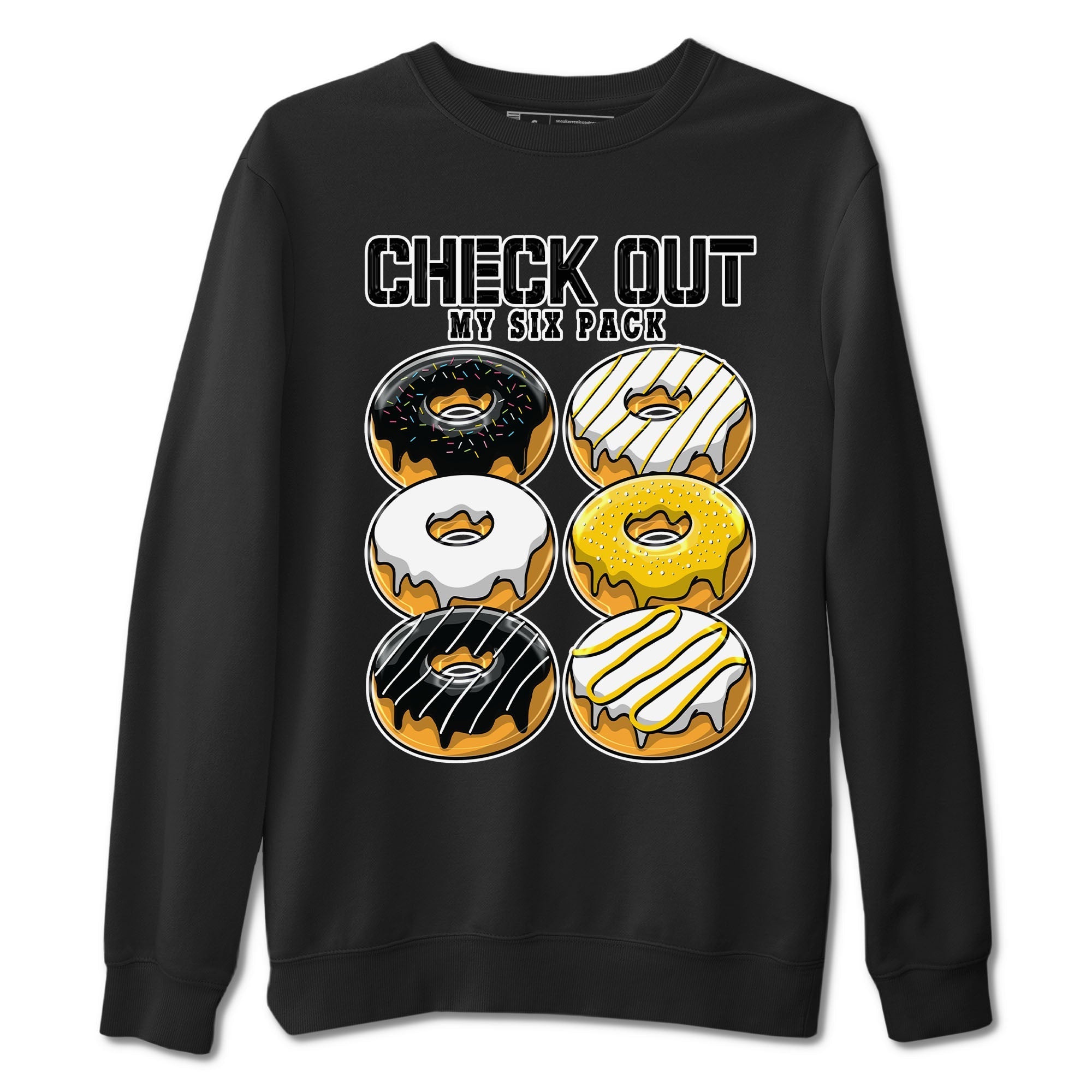 Check Out My Six Pack snkmatch Tees - Air Jordan 1 Yellow Ochre