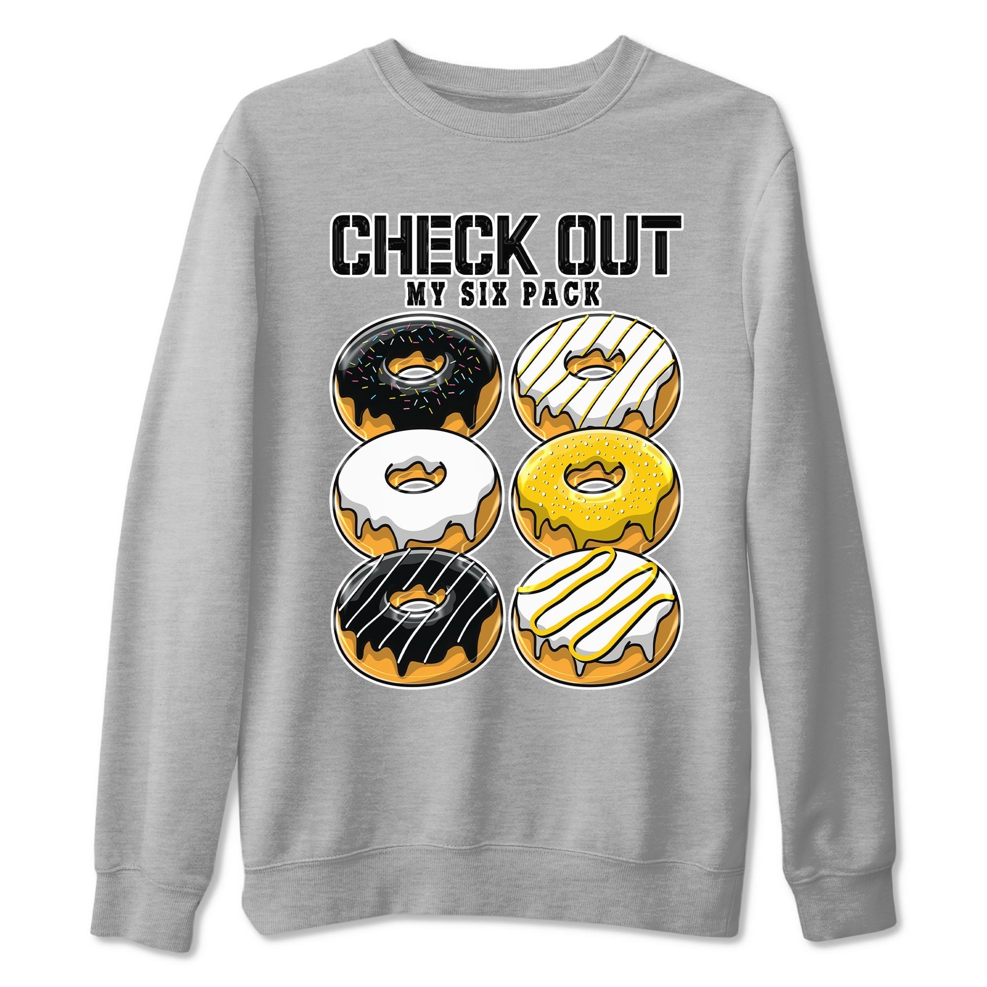 Check Out My Six Pack snkmatch Tees - Air Jordan 1 Yellow Ochre
