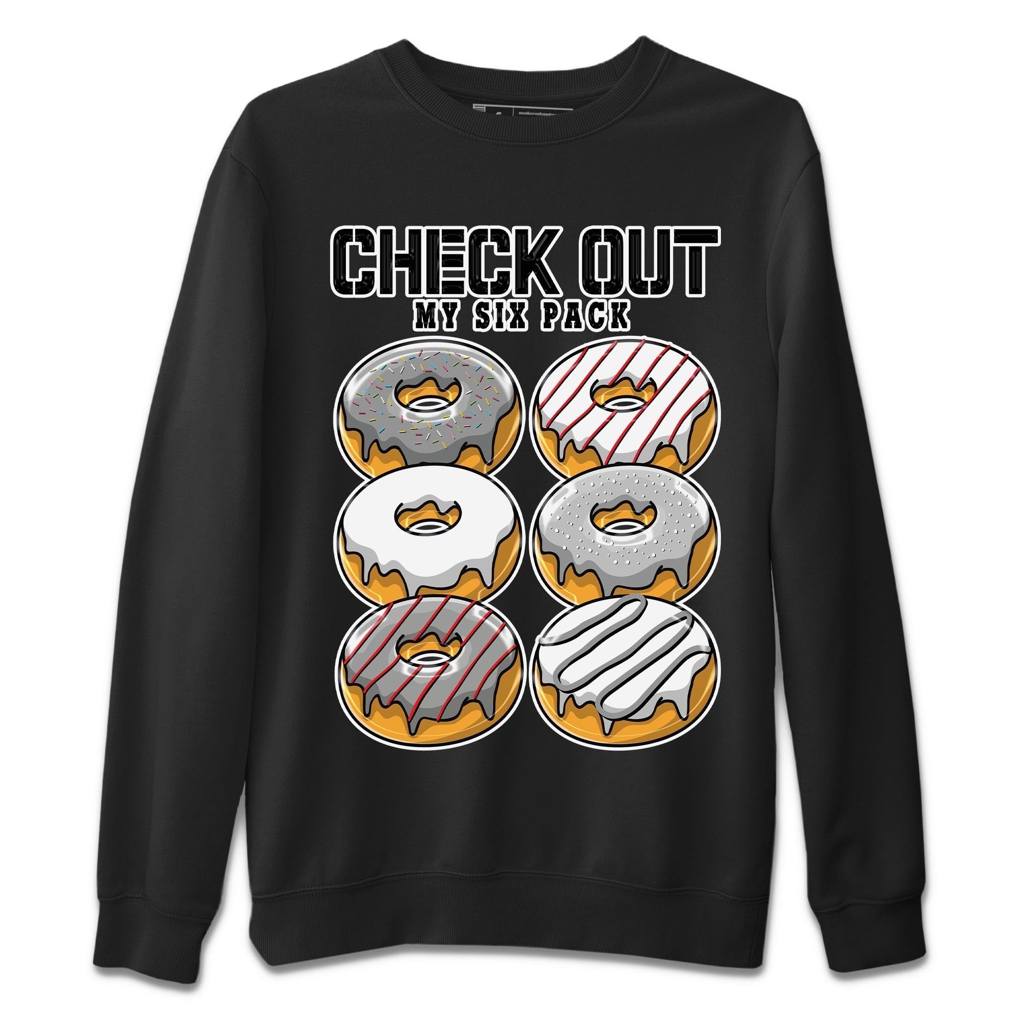 Check Out My Six Pack Unisex Tops - Air Jordan 13 Wolf Grey