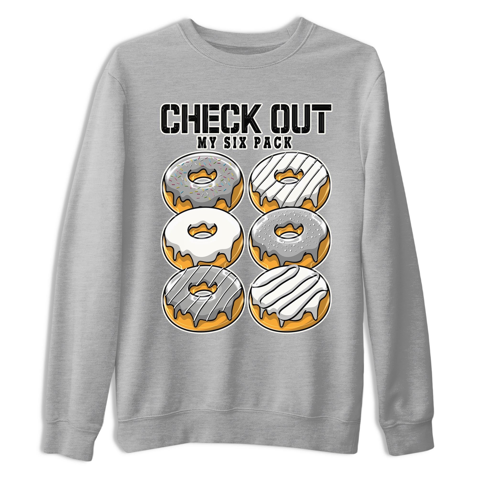 Check Out My Six Pack snkmatch Tee - Air Jordan 4 Frozen Moments