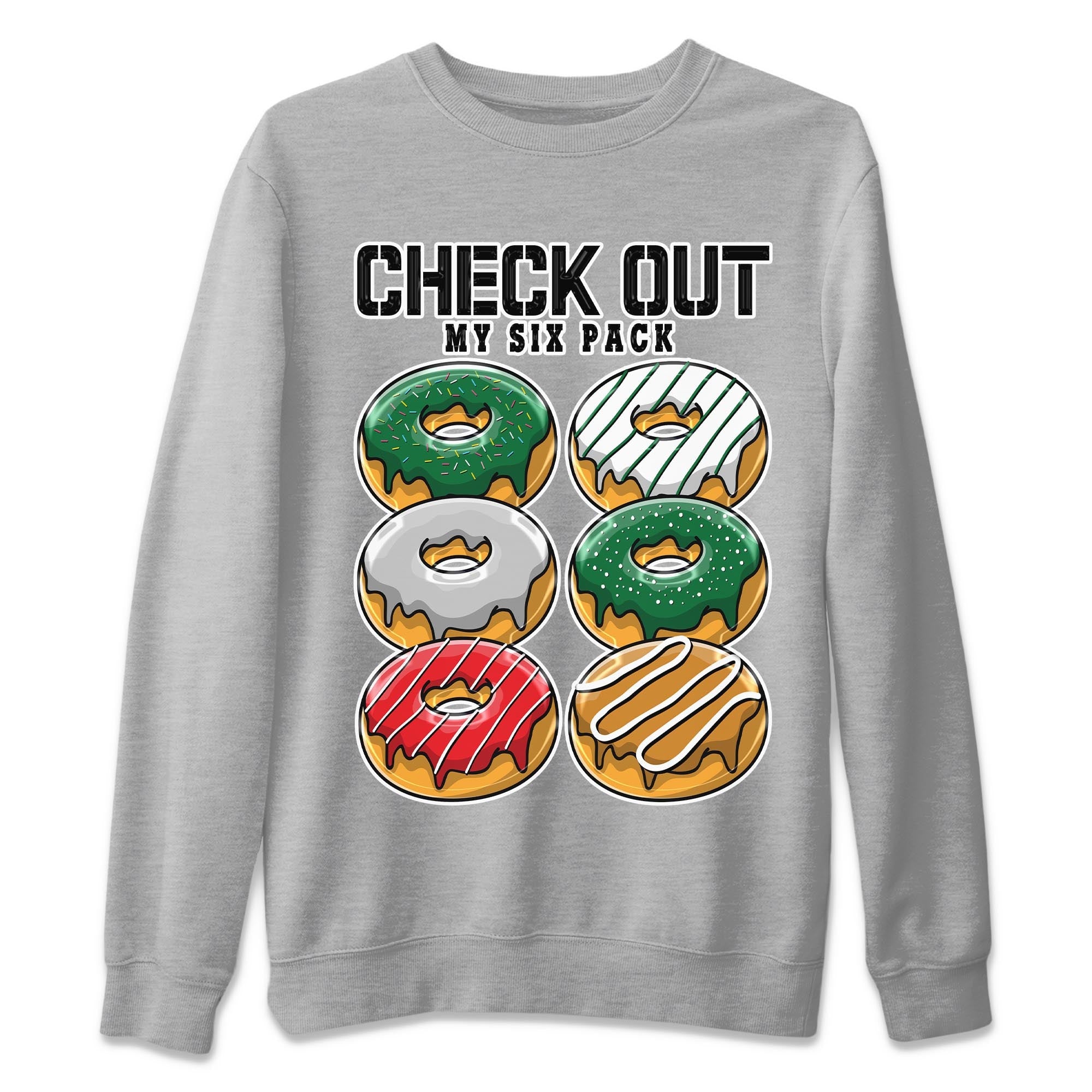 Check Out My Six Pack Unisex Tops - Air Jordan 4 Pine Green