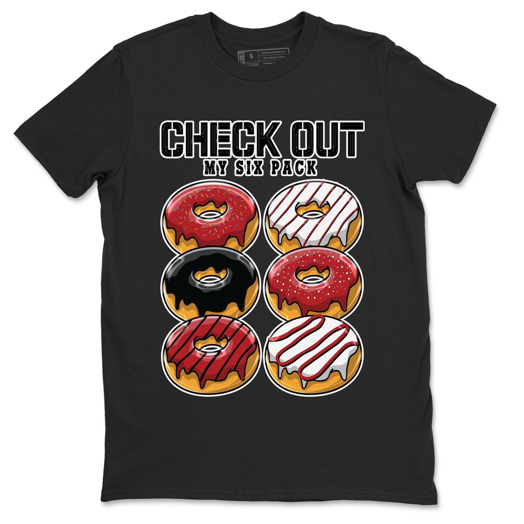 Check Out My Six Pack snkmatch Tee - Air Jordan 4 Red Cement