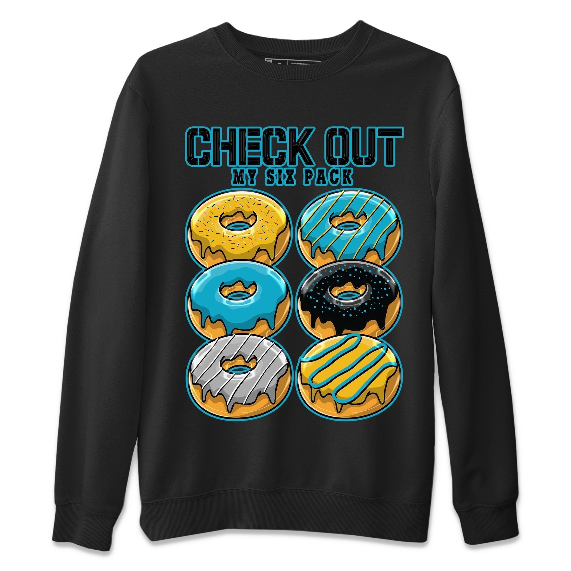 Check Out My Six Pack Unisex Tops - Air Jordan 5 Aqua