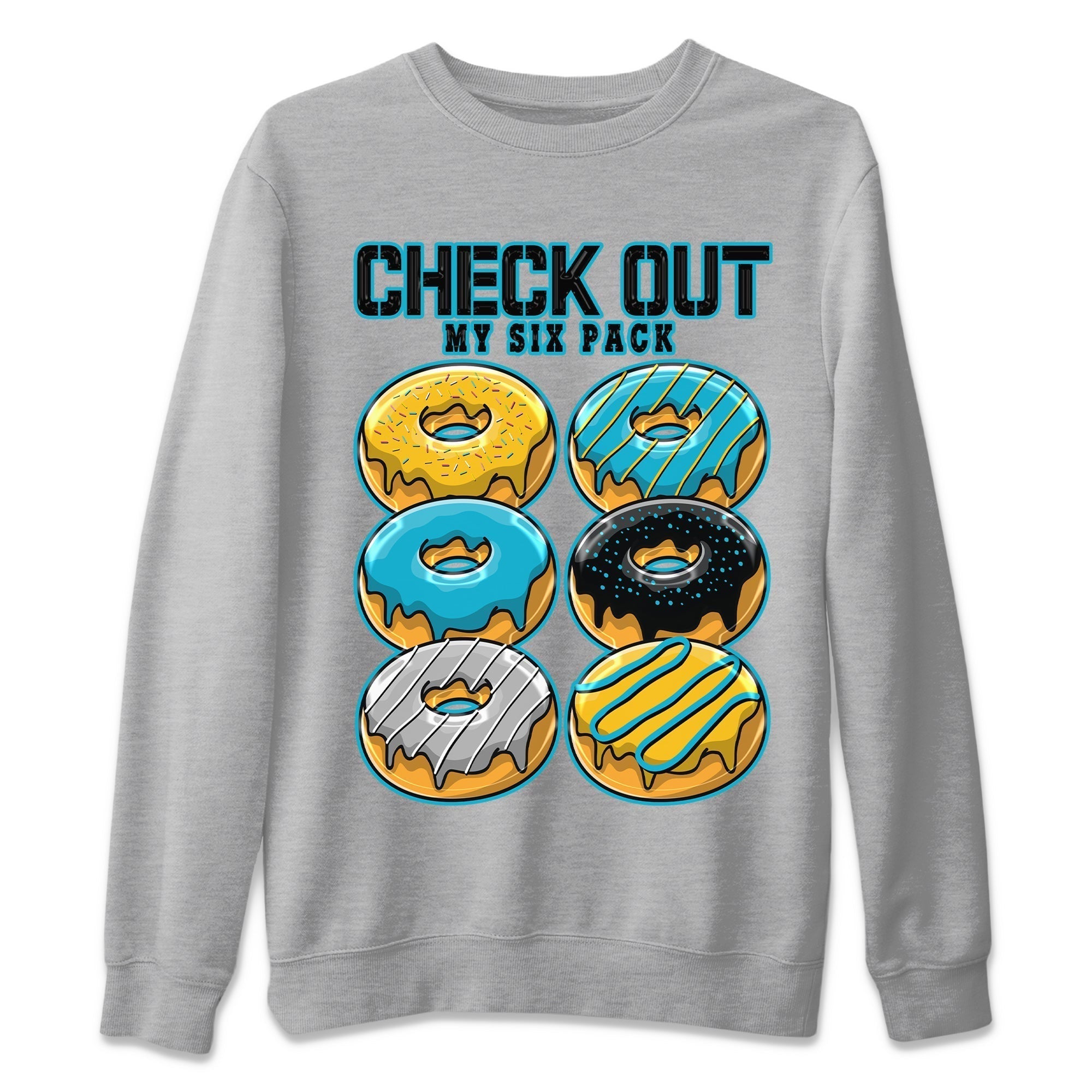 Check Out My Six Pack Unisex Tops - Air Jordan 5 Aqua
