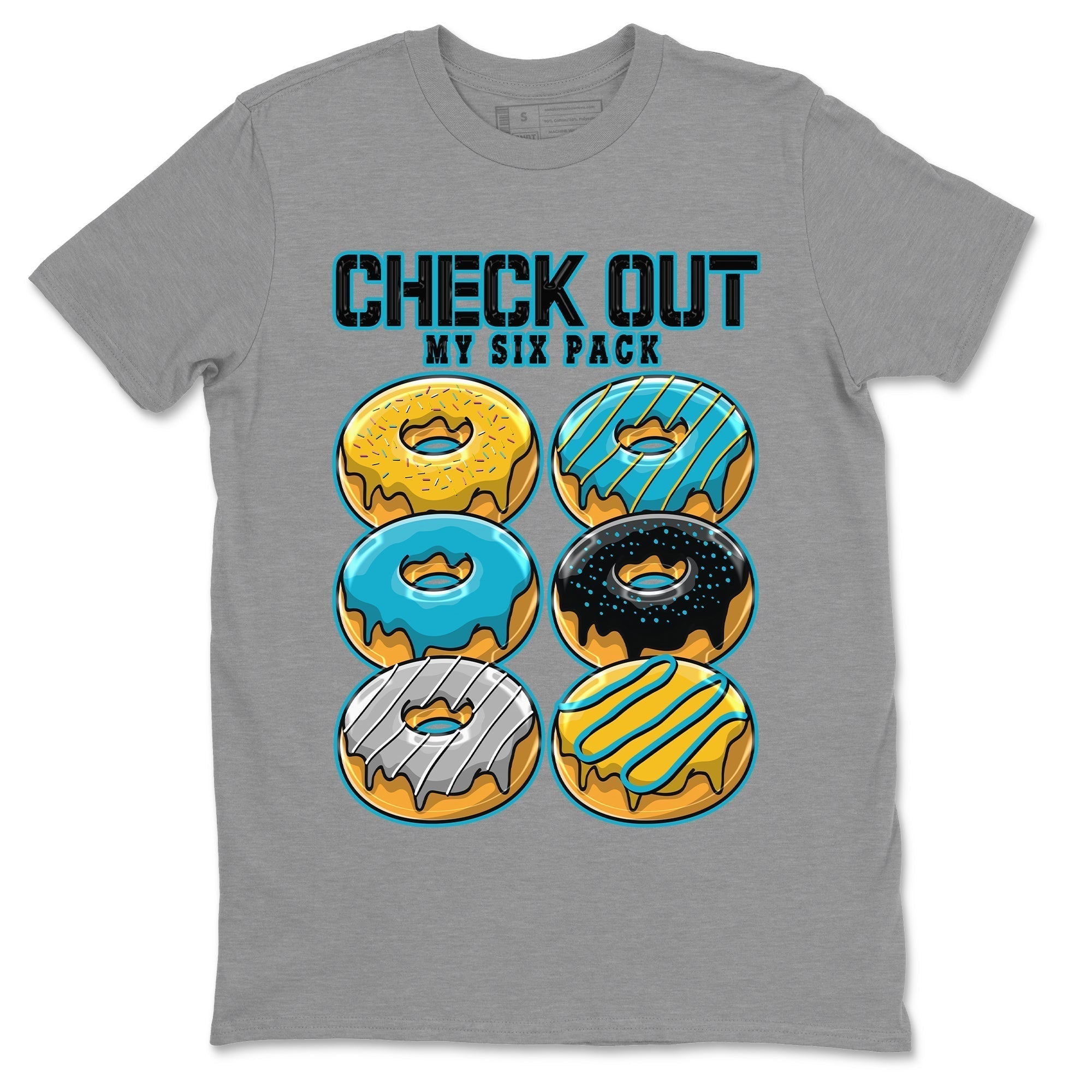 Check Out My Six Pack Unisex Tops - Air Jordan 5 Aqua