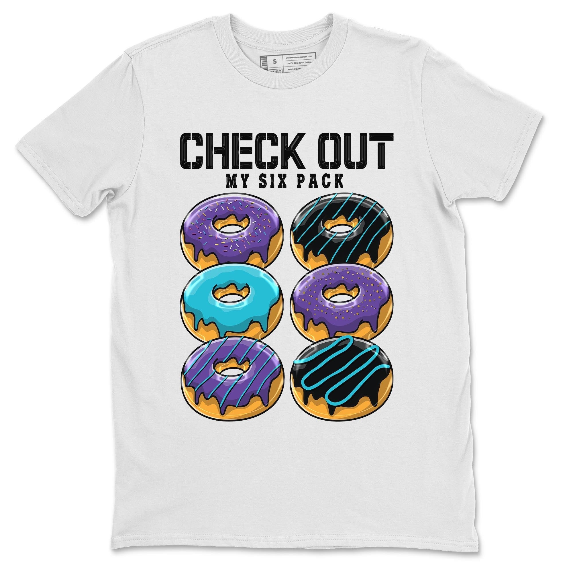 Check Out My Six Pack snkmatch Tee - Air Jordan 6 Aqua