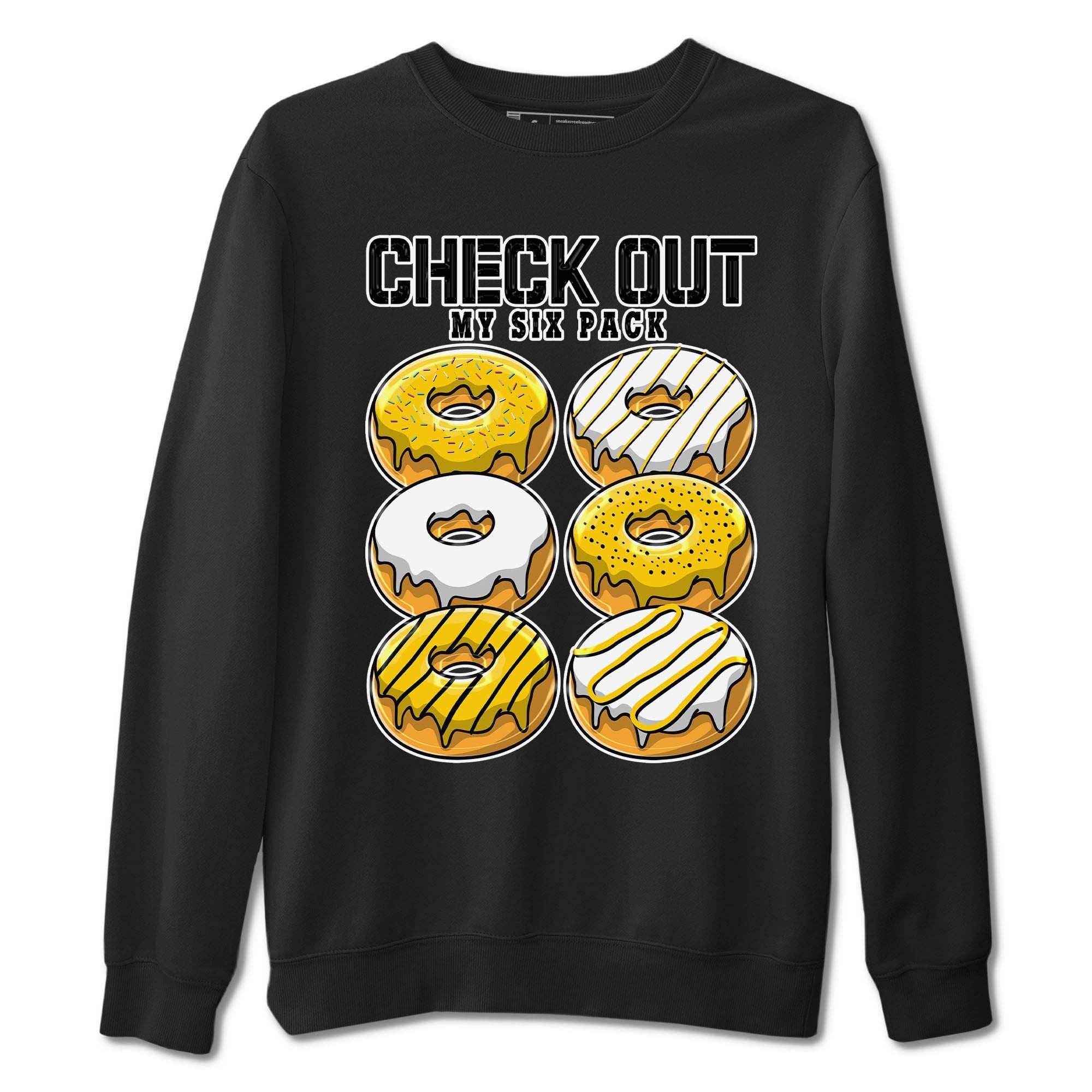 Check Out My Six Pack snkmatch Tees - Air Jordan 6 Yellow Ochre