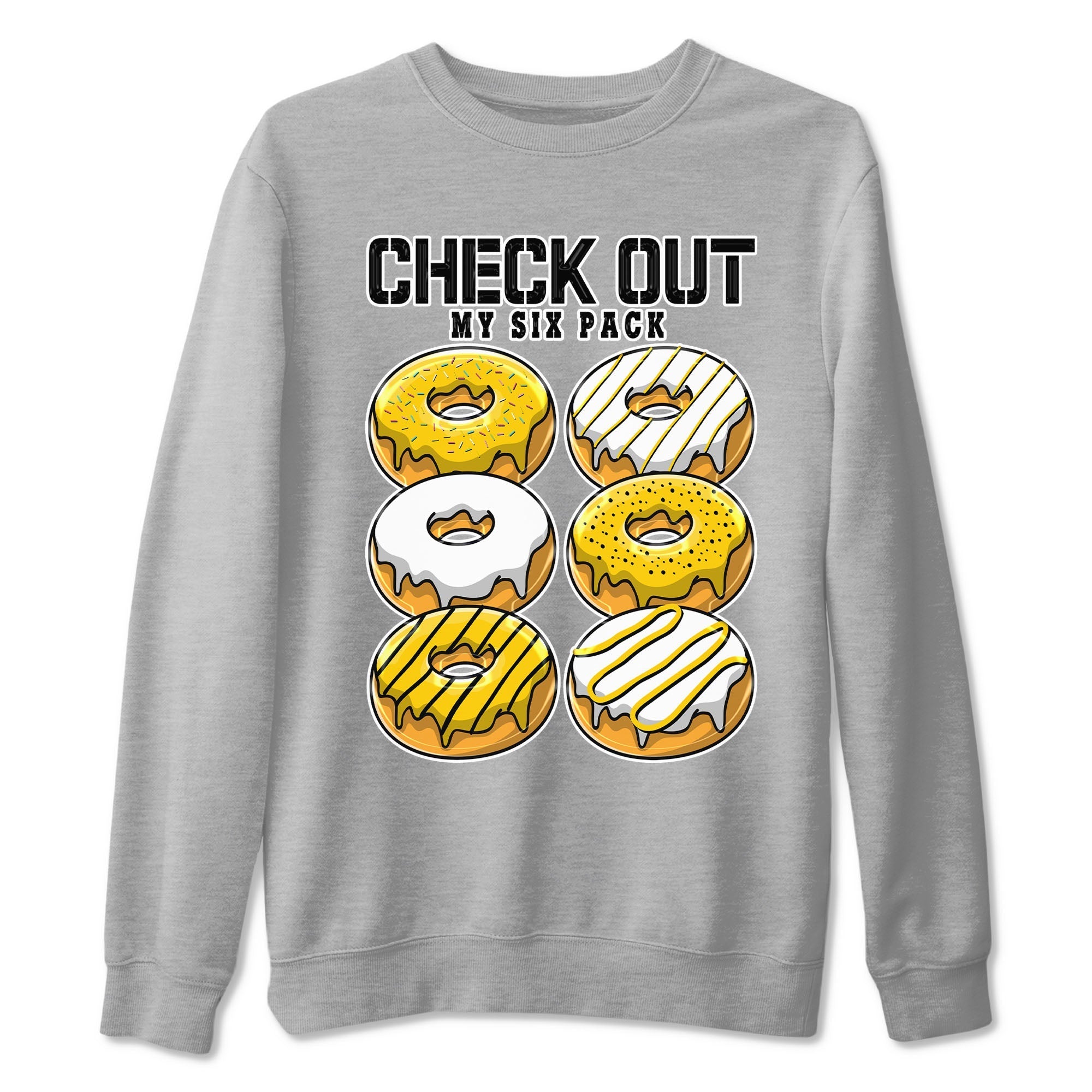 Check Out My Six Pack snkmatch Tees - Air Jordan 6 Yellow Ochre