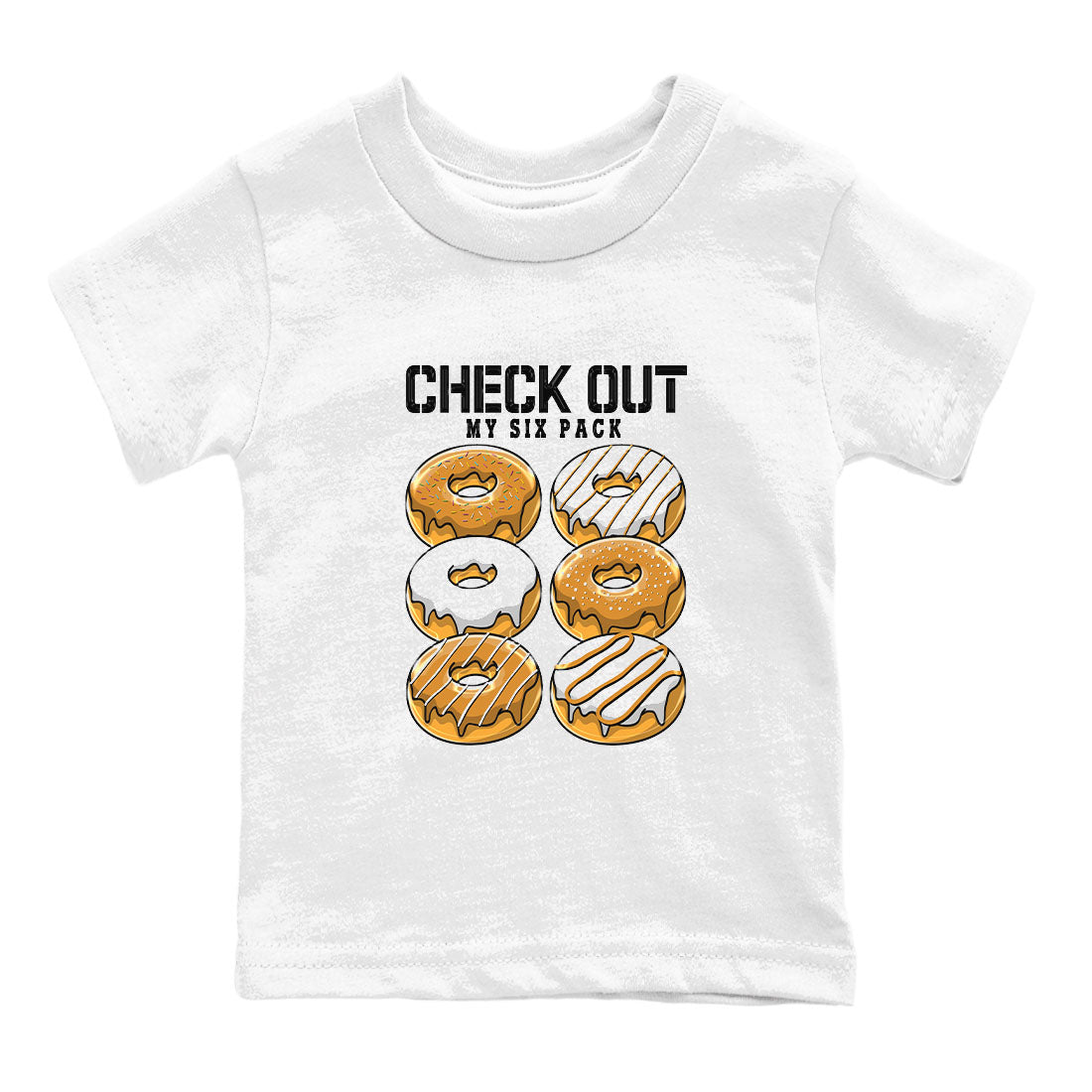 Check Out My Six Pack snkmatch Tees Kids - Dunk Dark Curry