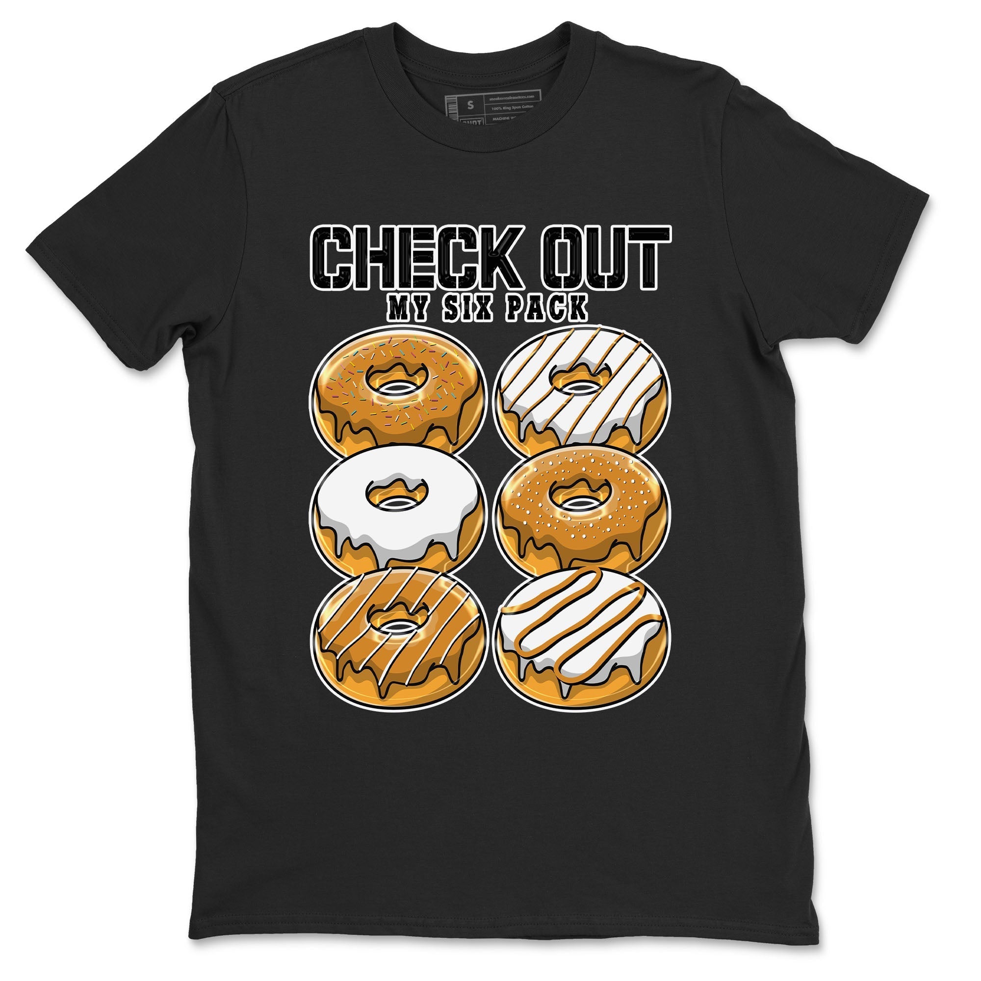 Check Out My Six Pack snkmatch Tees - Dunk Dark Curry