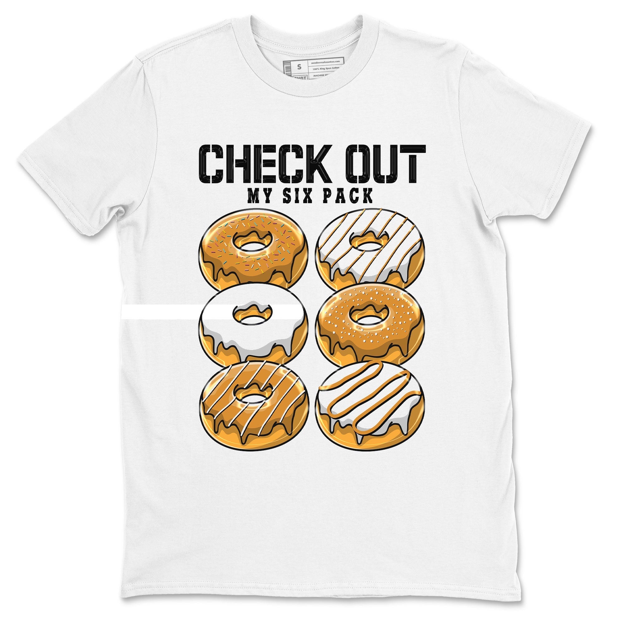 Check Out My Six Pack snkmatch Tees - Dunk Dark Curry