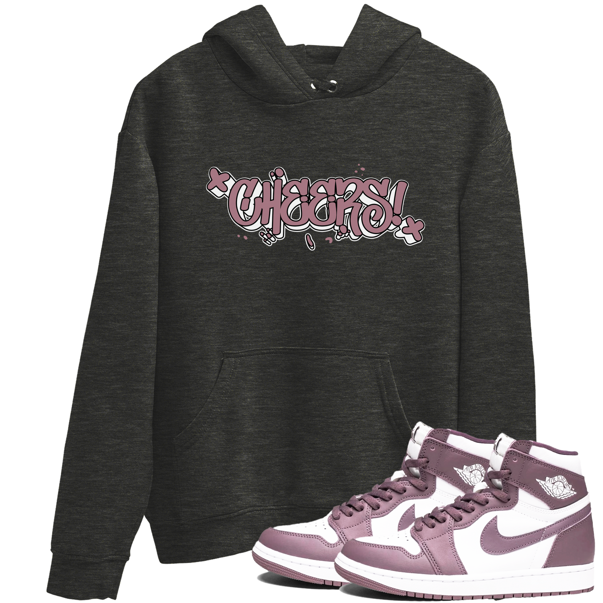 Cheers snkmatch Tee - Air Jordan 1 Mauve