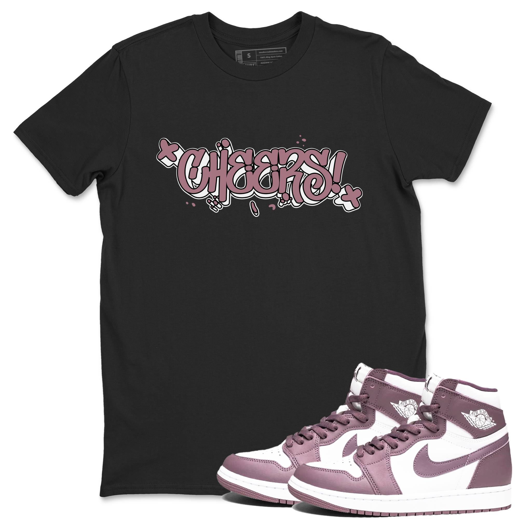 Cheers snkmatch Tee - Air Jordan 1 Mauve