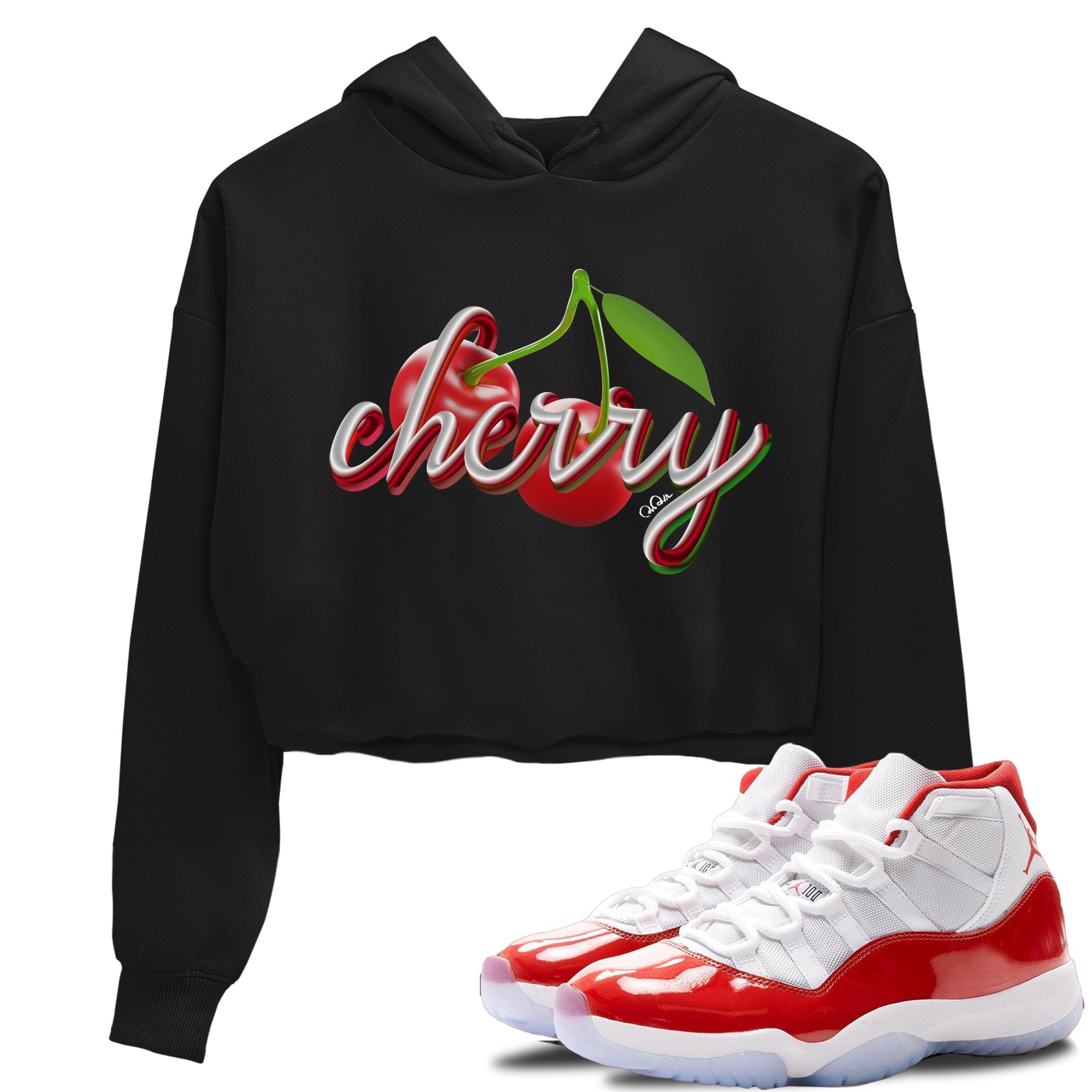Cherry Women's Tops - Air Jordan 11 Cherry