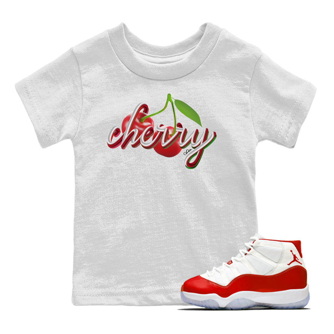 Cherry Kids Tops - Air Jordan 11 Cherry