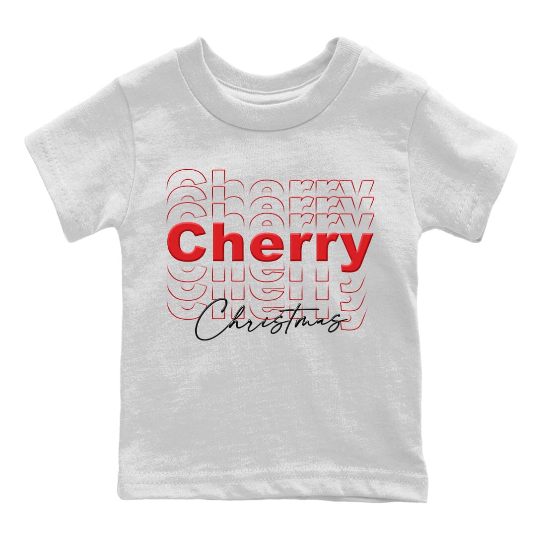 Cherry Christmas Kids Tops - Air Jordan 11 Cherry
