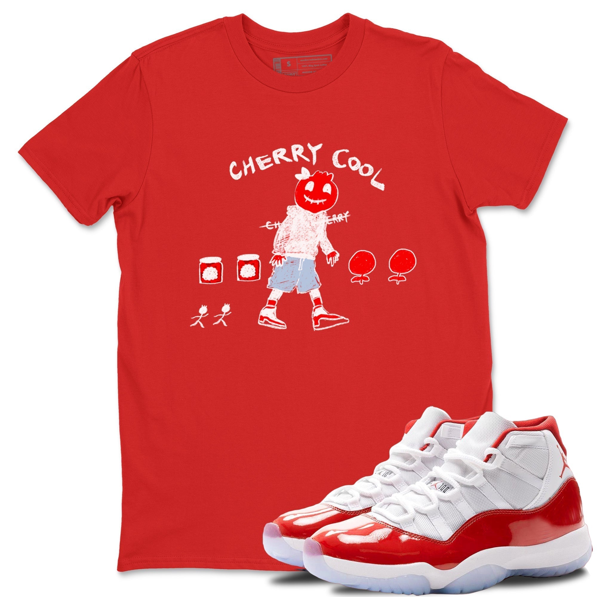 Cherry Cool snkmatch Tees - Air Jordan 11 Cherry