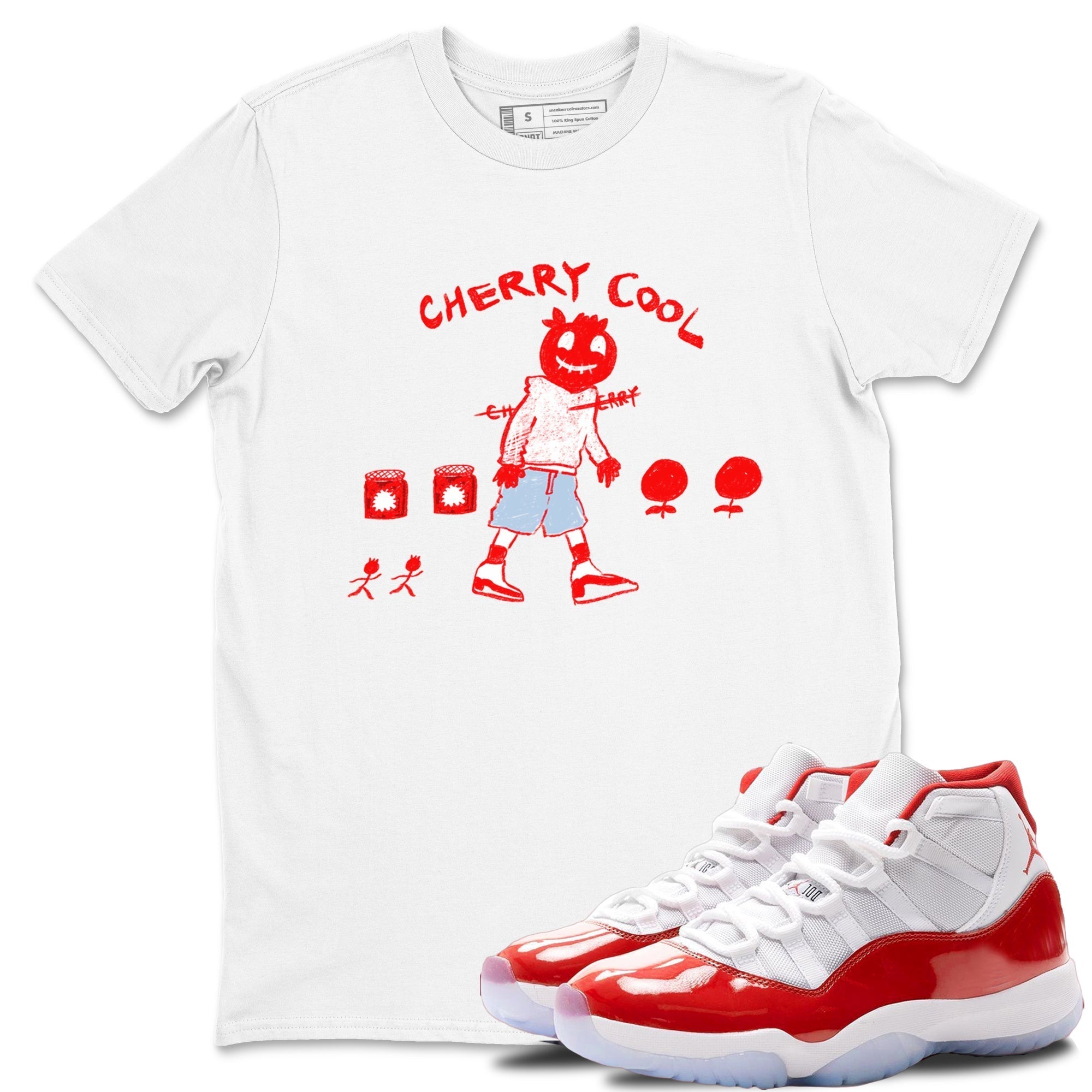 Cherry Cool snkmatch Tees - Air Jordan 11 Cherry