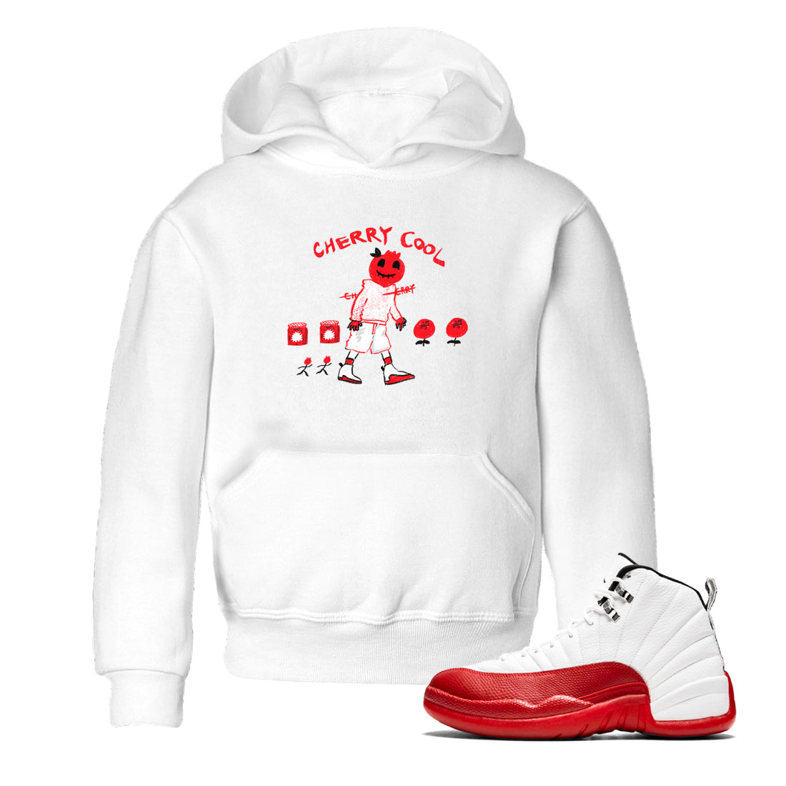 Cherry Cool snkmatch Tees Kids - Air Jordan 12 Cherry