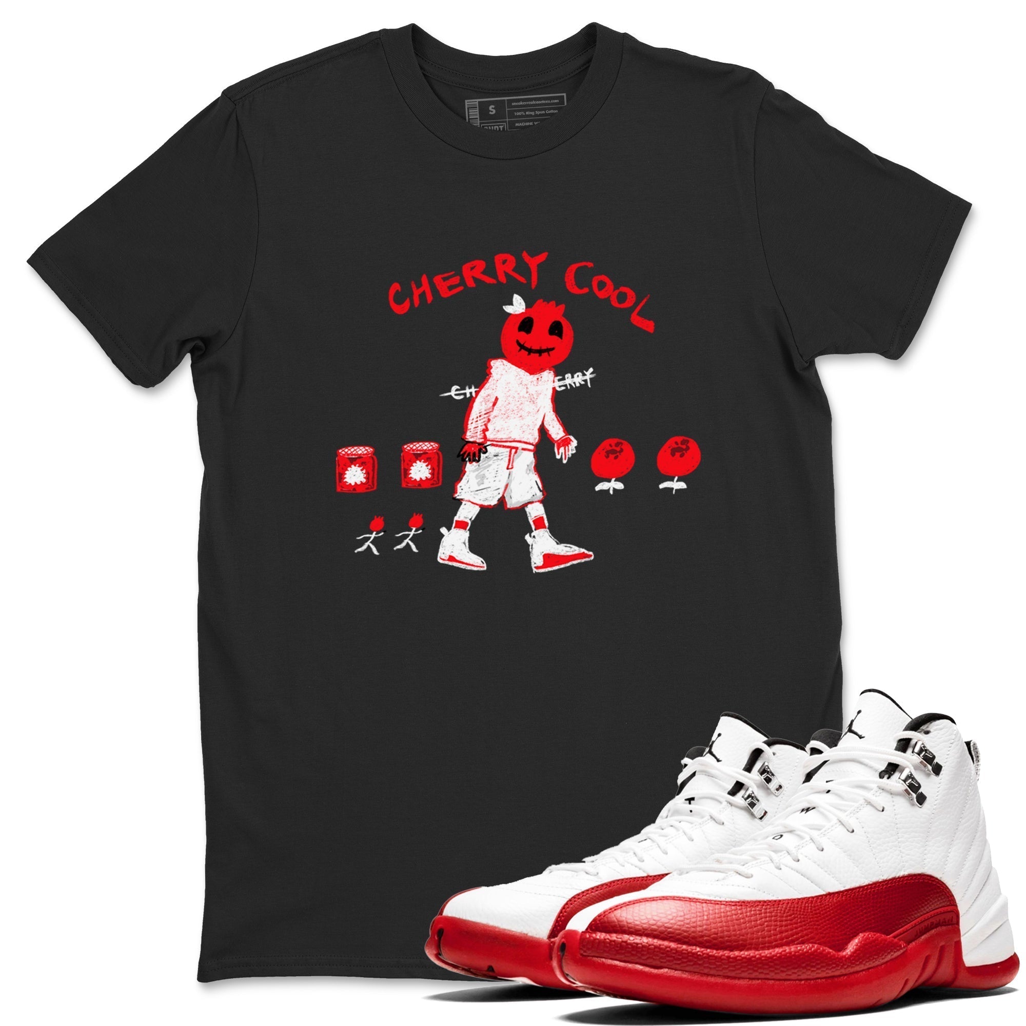 Cherry Cool snkmatch Tees - Air Jordan 12 Cherry
