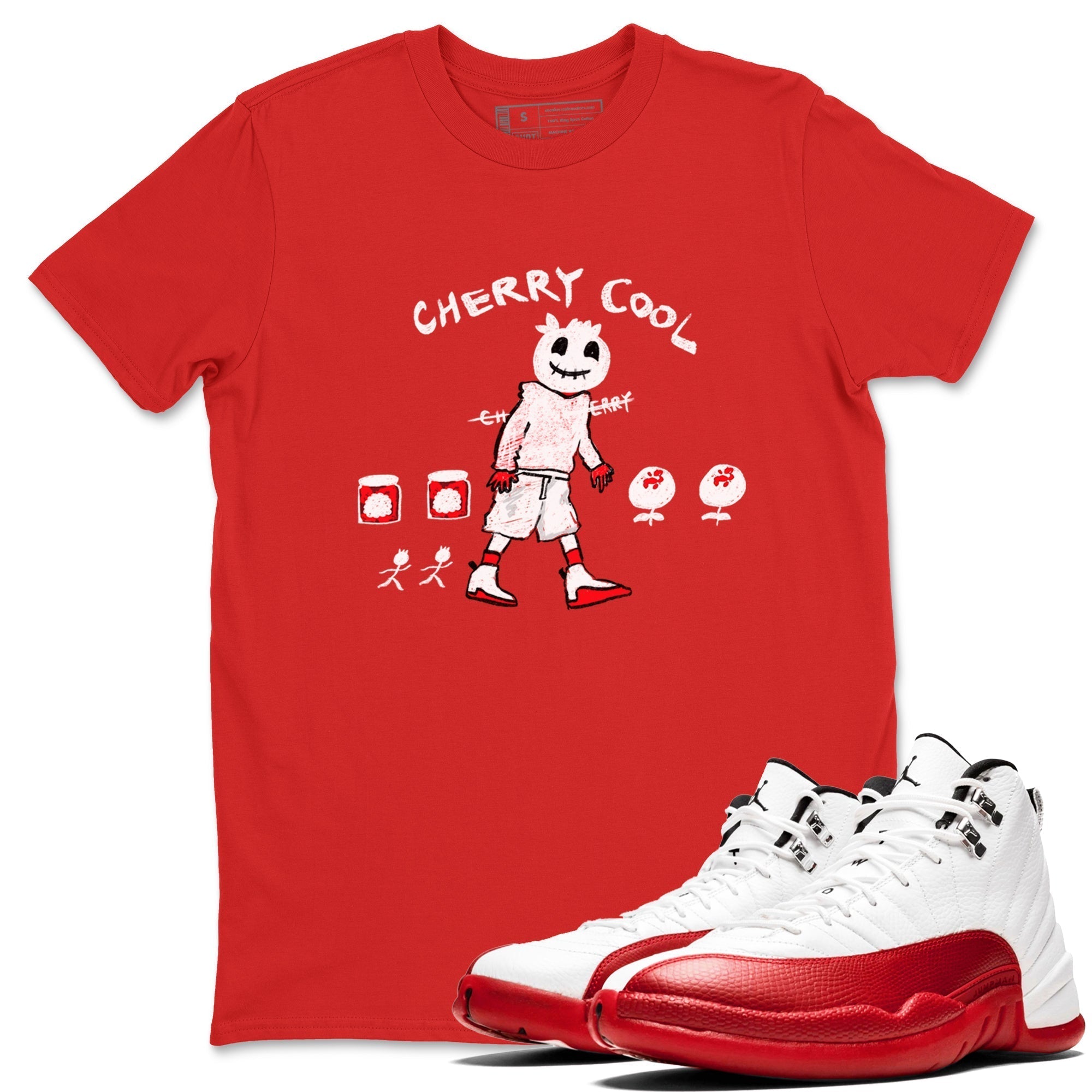 Cherry Cool snkmatch Tees - Air Jordan 12 Cherry
