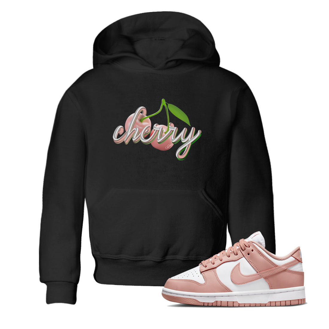 Cherry snkmatch Tee Kids - Dunk Rose Whisper