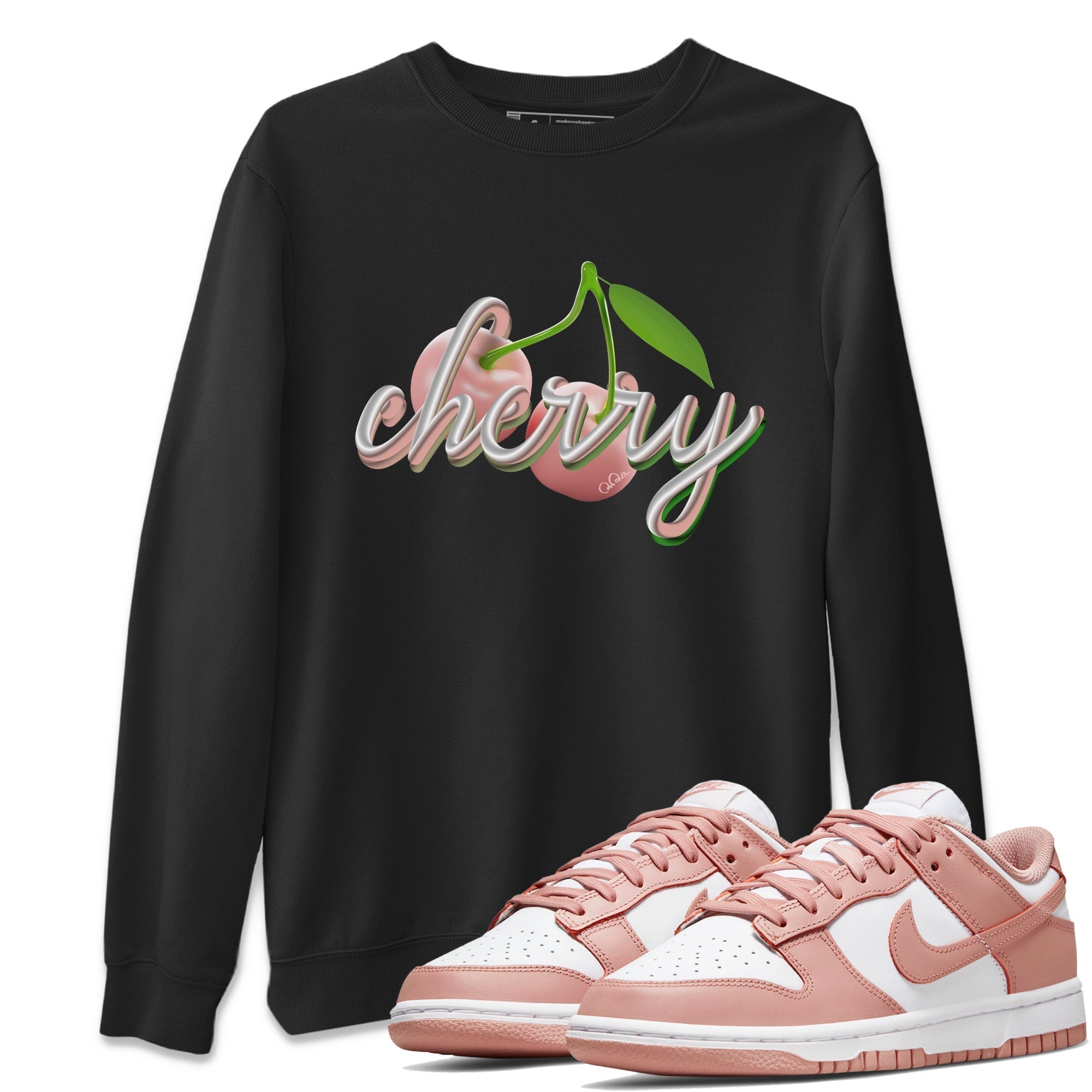 Cherry snkmatch Tee - Dunk Rose Whisper