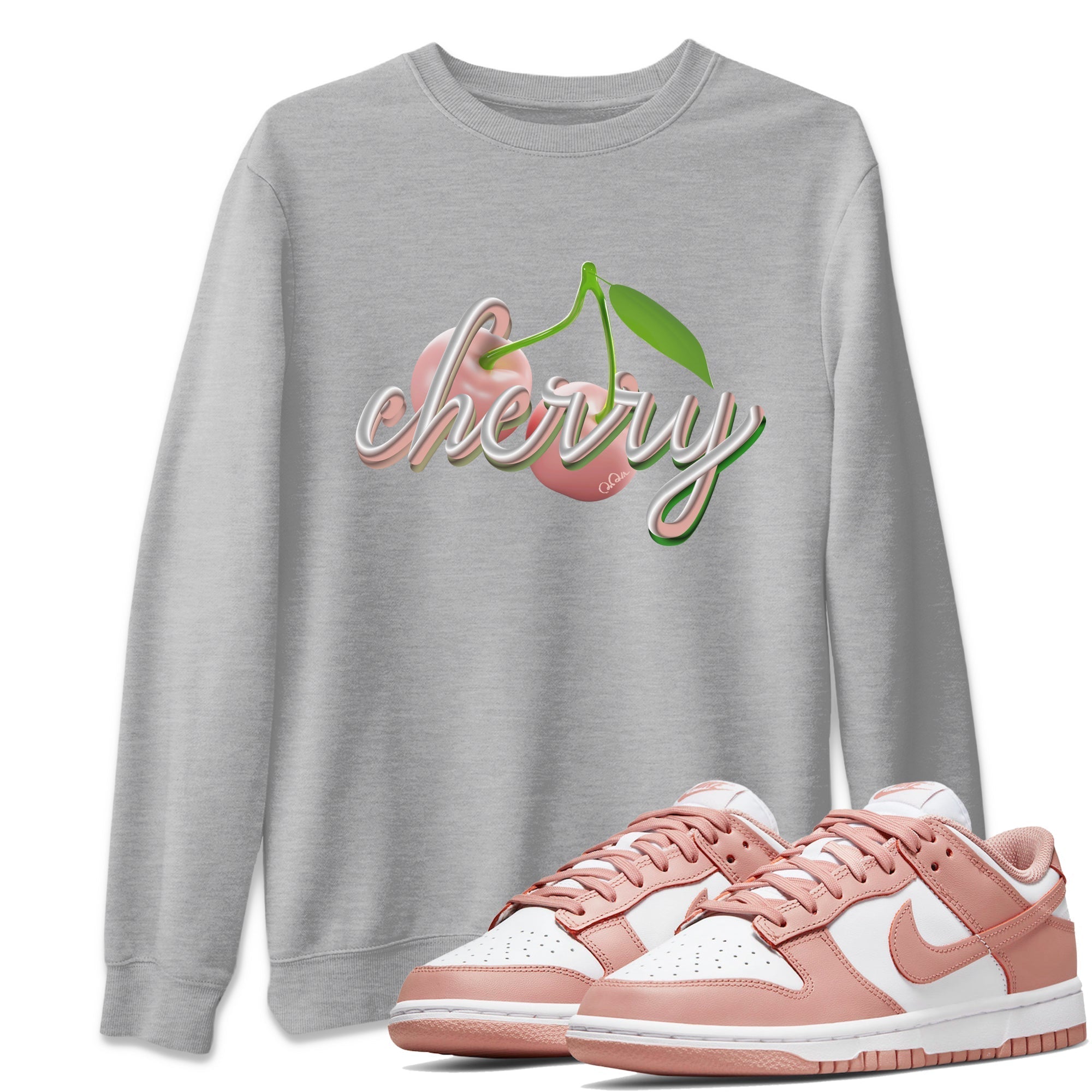 Cherry snkmatch Tee - Dunk Rose Whisper