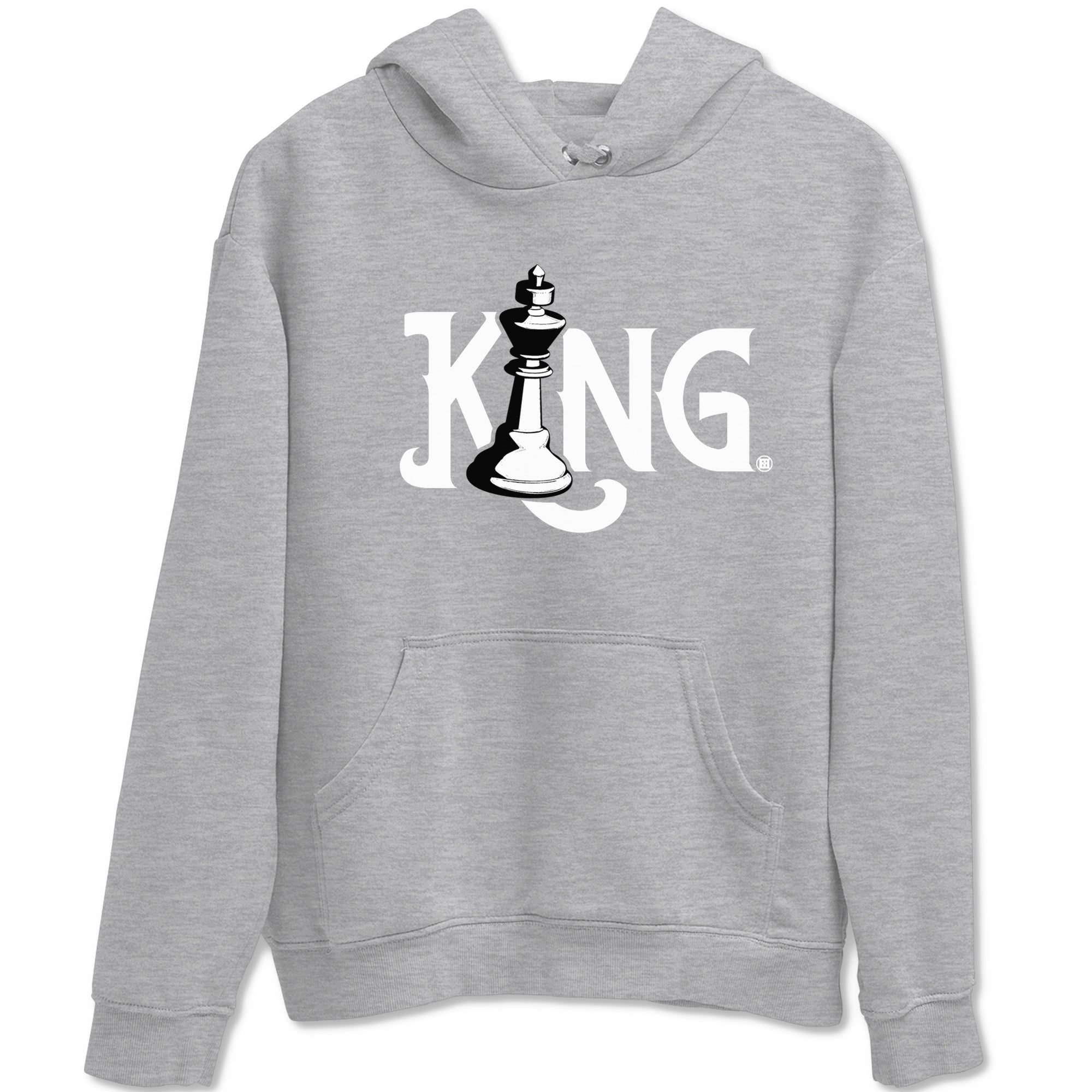 Chess King snkmatch Tees - Air Jordan 1 Wolf Grey