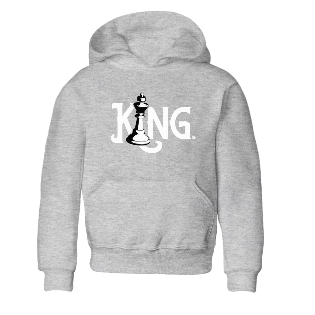 Chess King snkmatch Tees Kids - Air Jordan 1 Wolf Grey