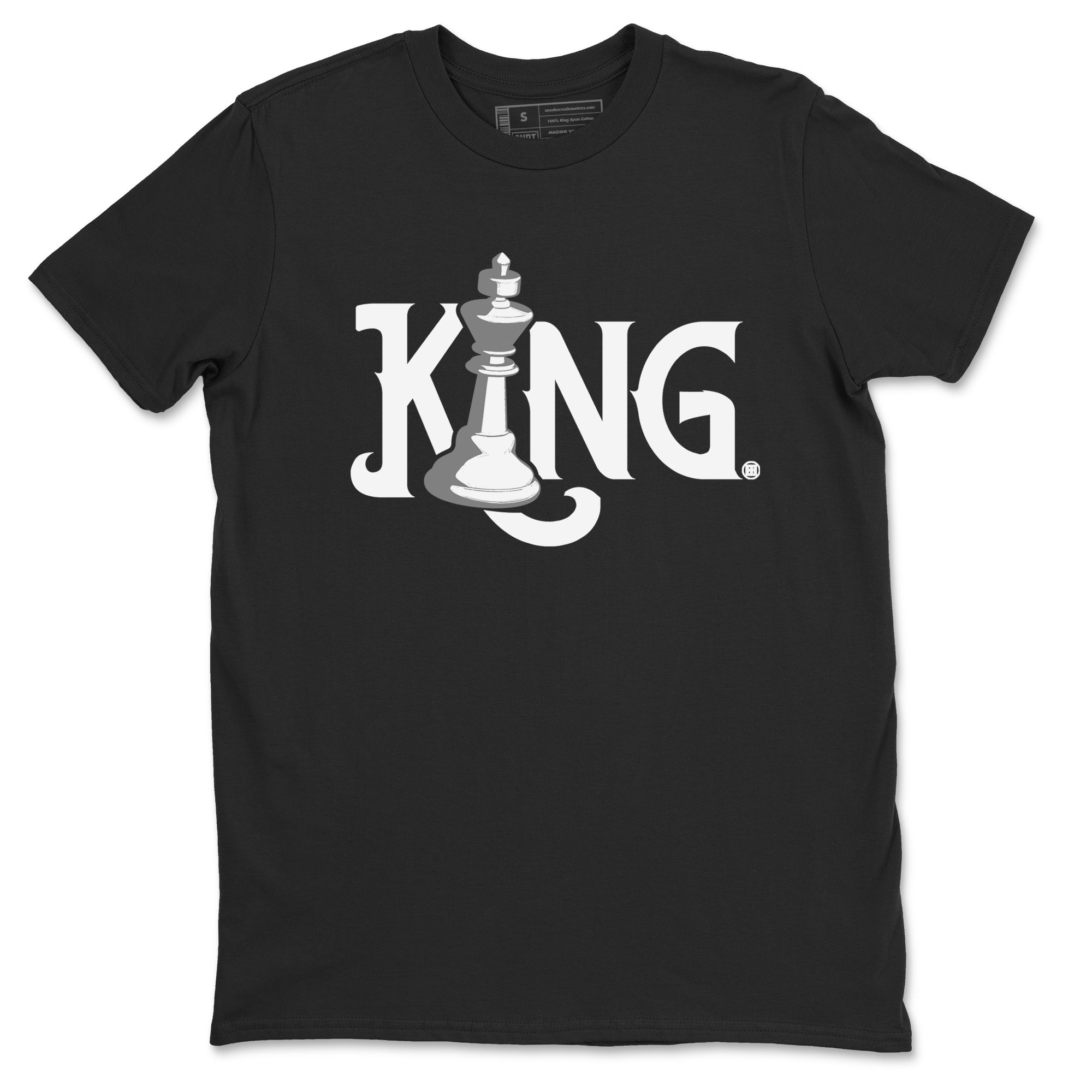 Chess King snkmatch Tees - Air Jordan 1 Wolf Grey