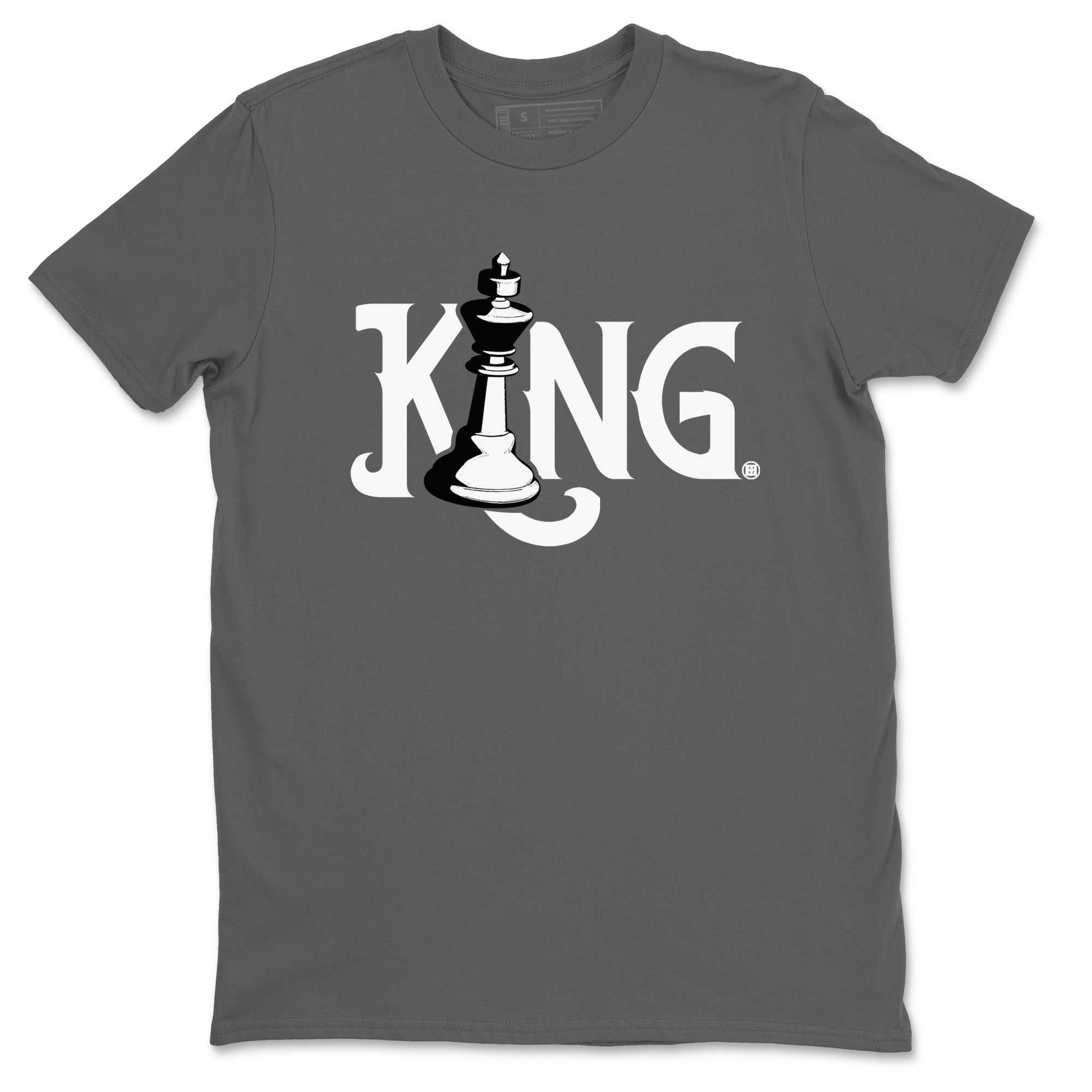 Chess King snkmatch Tees - Air Jordan 1 Wolf Grey