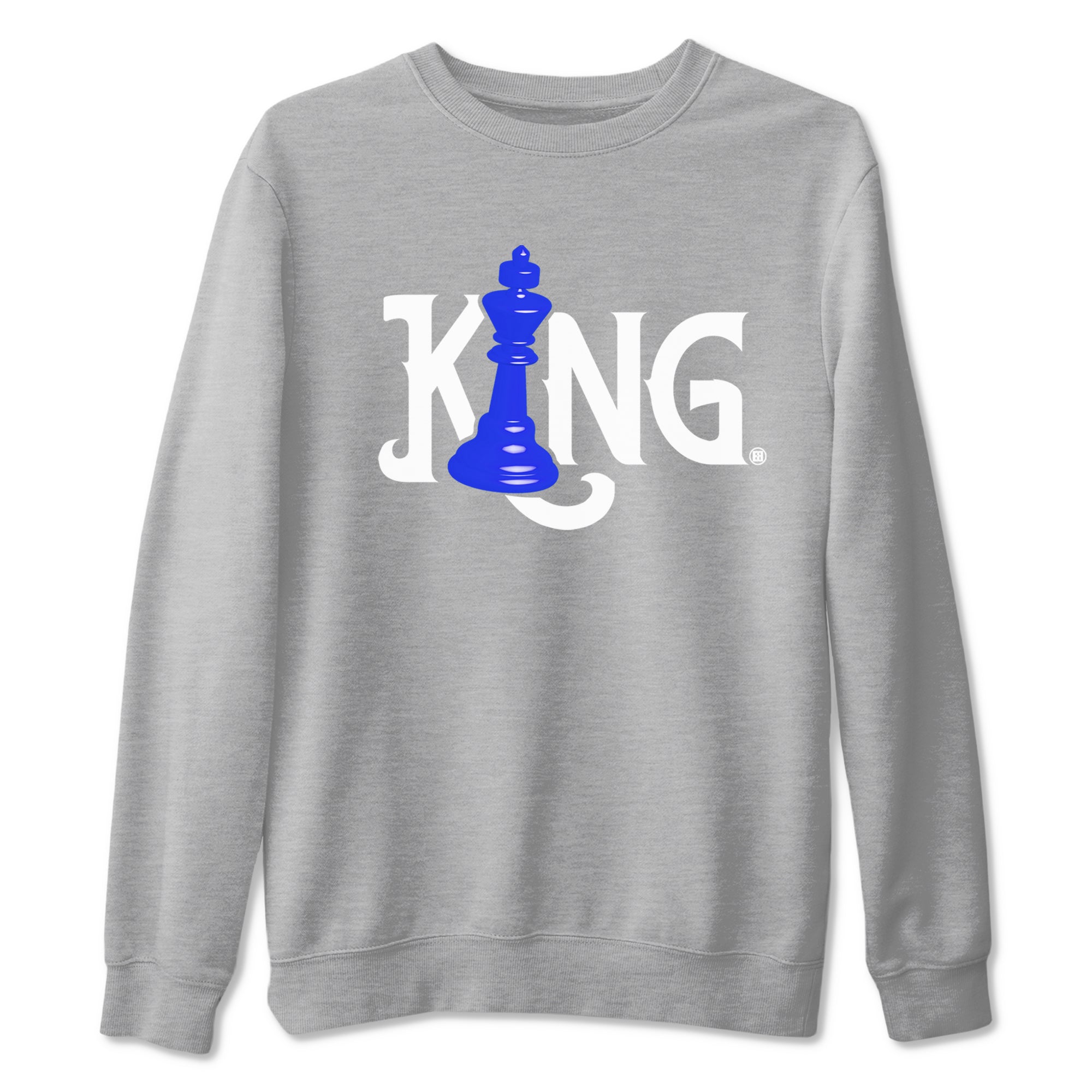 Chess King snkmatch Tees - Air Jordan 12 Blueberry