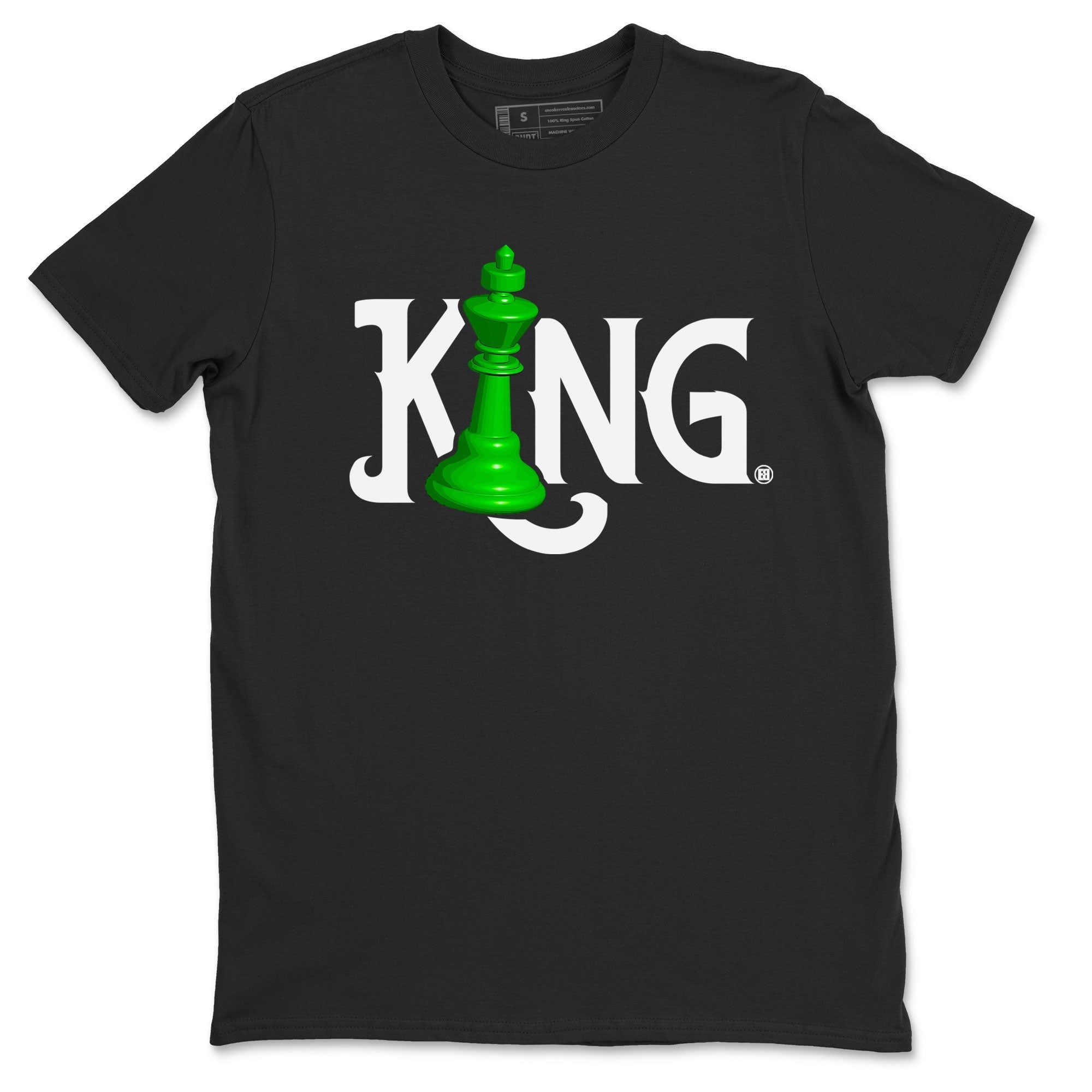 Chess King snkmatch Tees - Air Jordan 5 Lucky Green