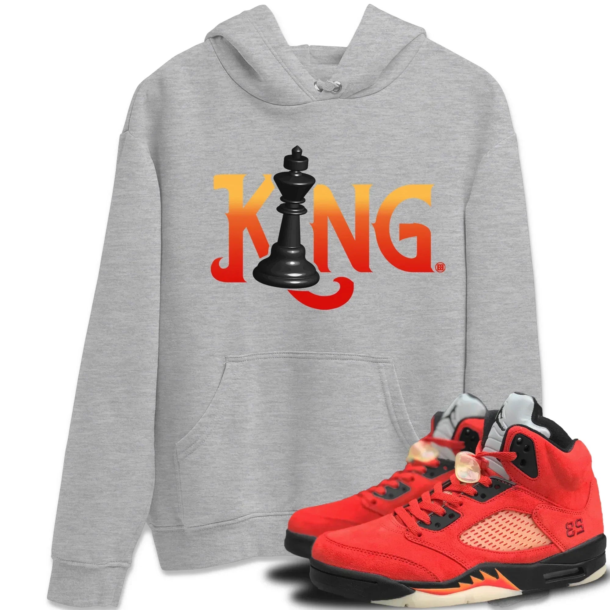 Chess King Unisex Tops - Air Jordan 5 Mars For Her