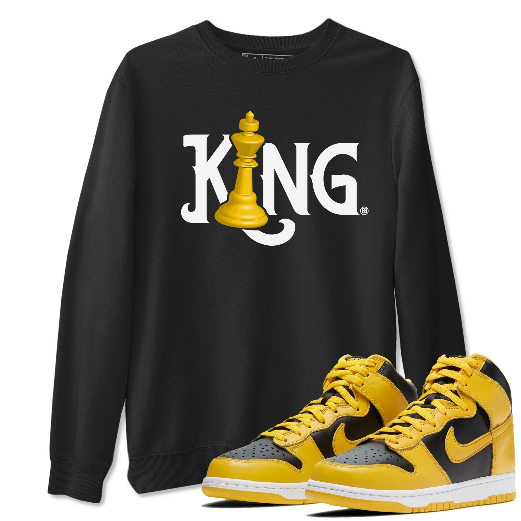 Chess King snkmatch Tees - Dunk High Pollen