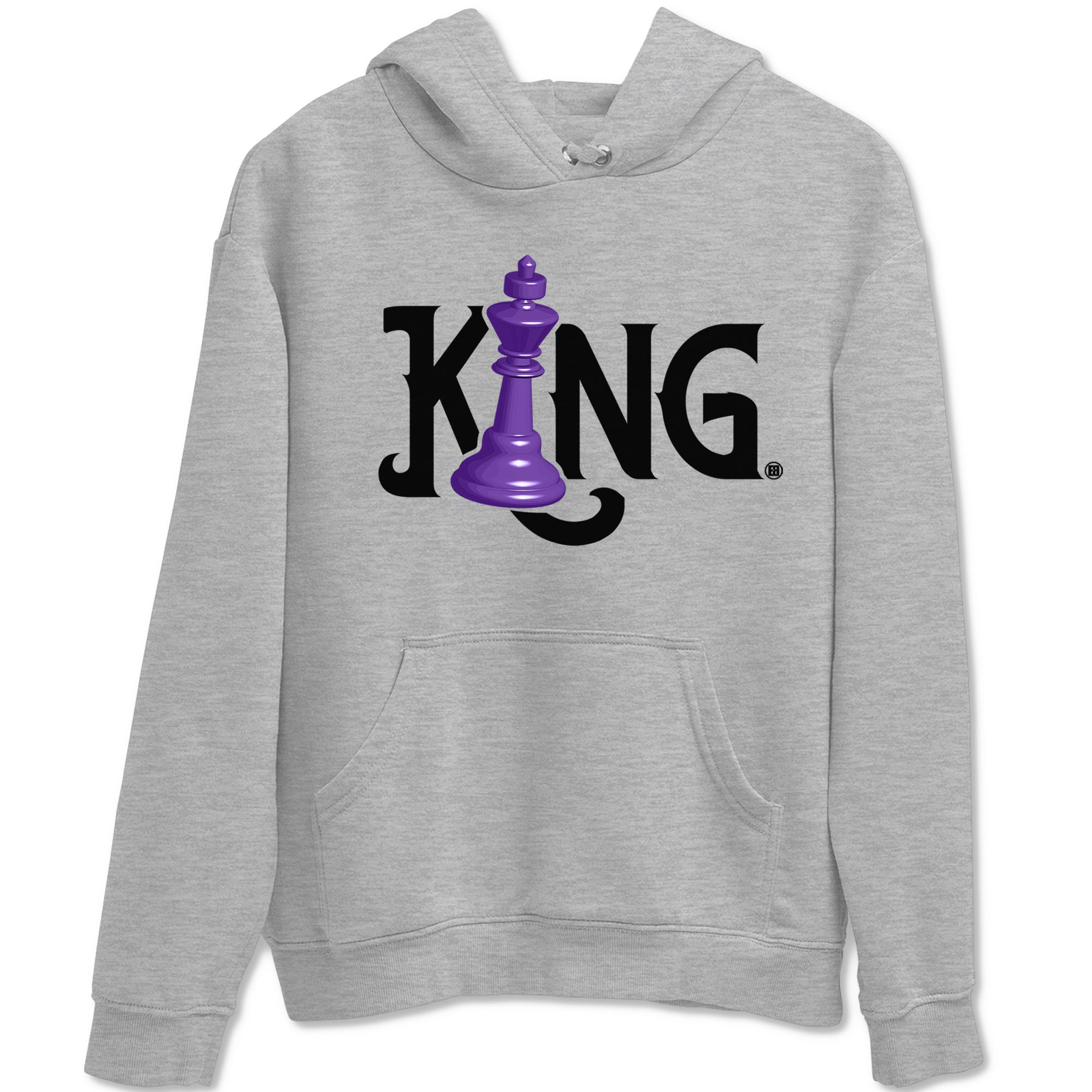Chess King snkmatch Tees - Dunk Low Court Purple