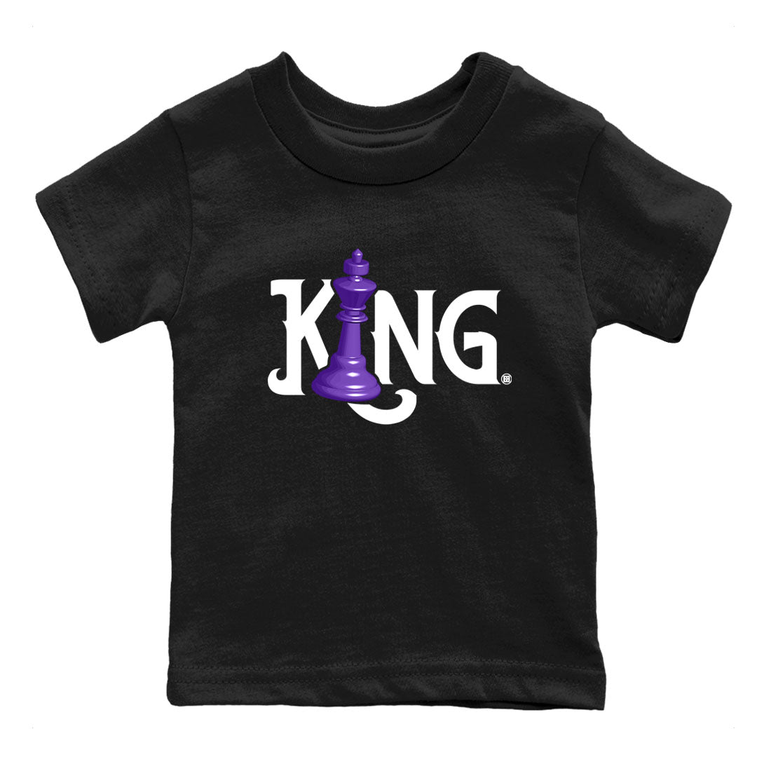 Chess King snkmatch Tees Kids - Dunk Low Court Purple