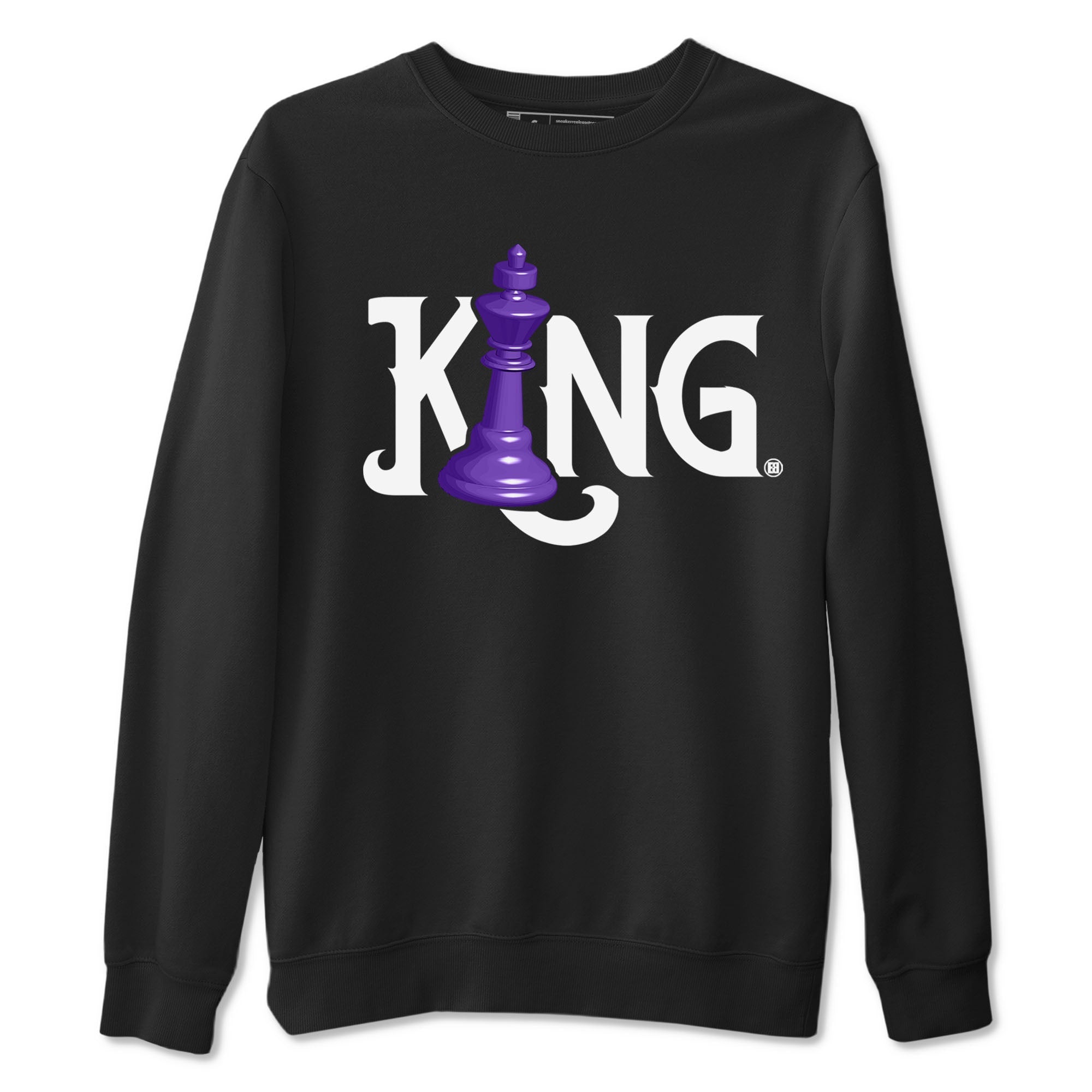 Chess King snkmatch Tees - Dunk Low Court Purple