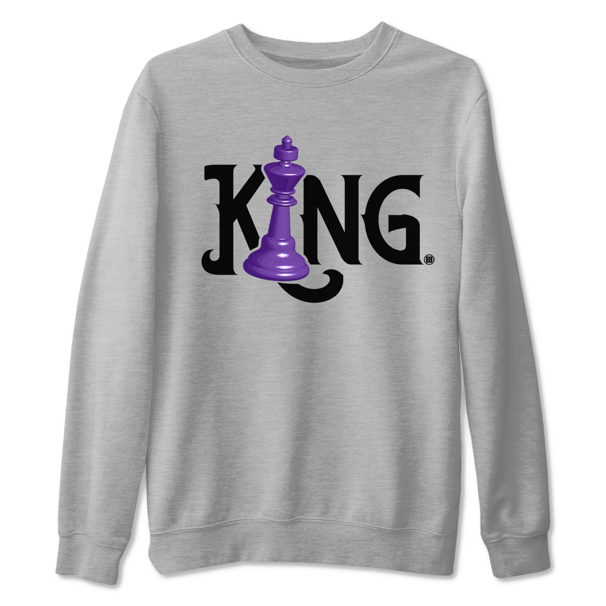 Chess King snkmatch Tees - Dunk Low Court Purple