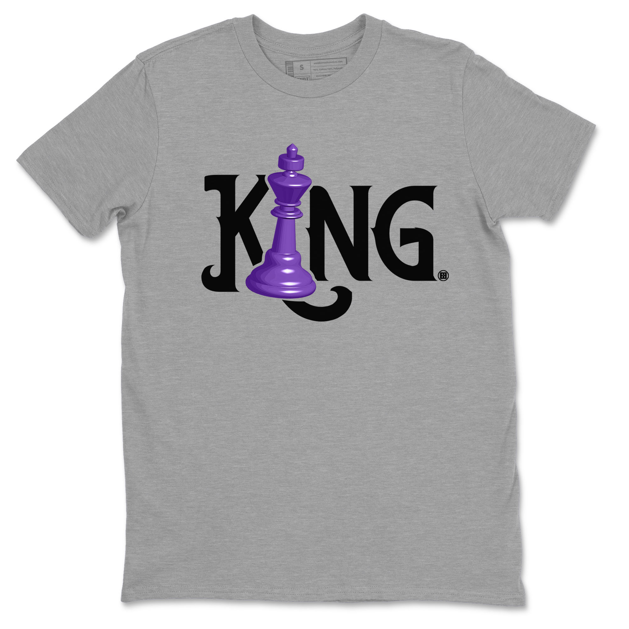 Chess King snkmatch Tees - Dunk Low Court Purple