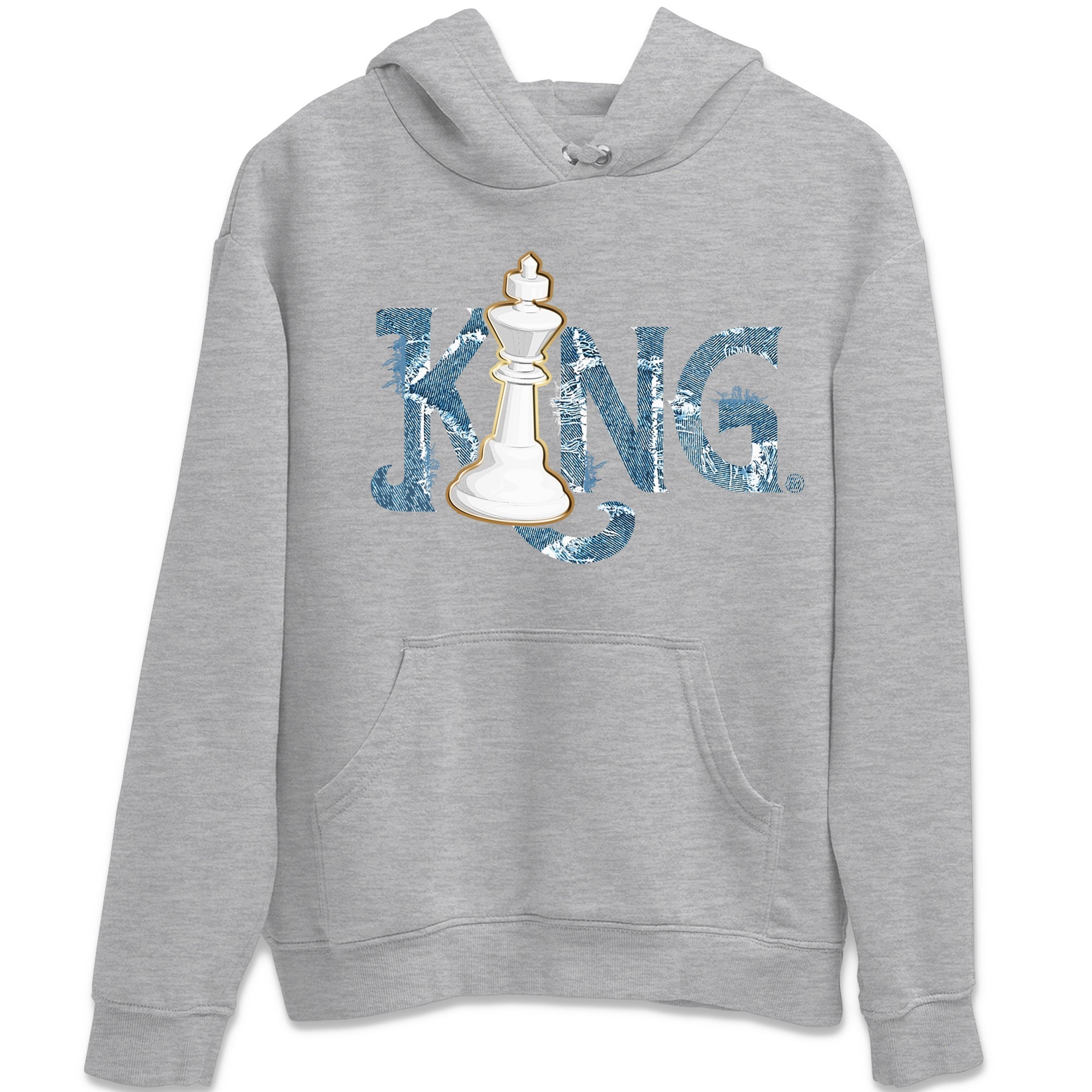 Chess King Unisex Tops - Air Jordan 1 Denim