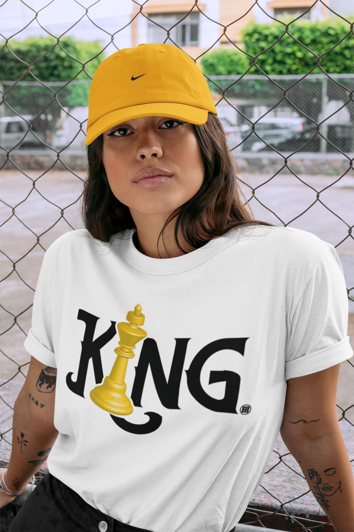 Chess King Unisex Tops - Air Jordan 1 Taxi