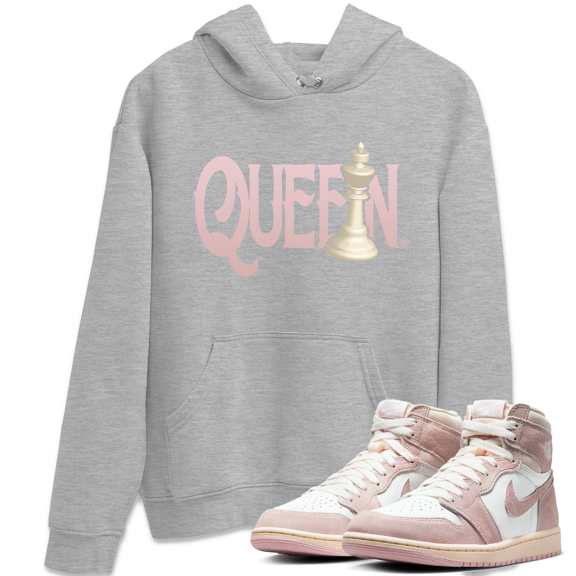 Chess Queen Unisex Tops - Air Jordan 1 Washed Pink